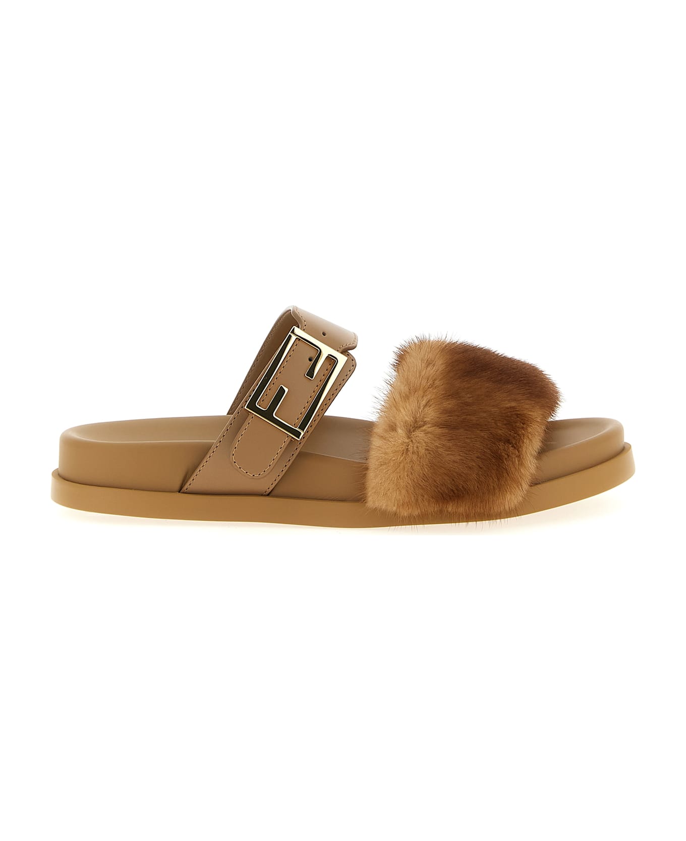 Fendi 
fendi Feel
 Slides - Brown