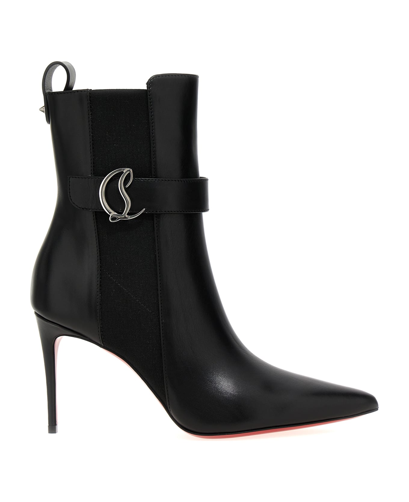Christian Louboutin 'so Cl' Ankle Boots - Black
