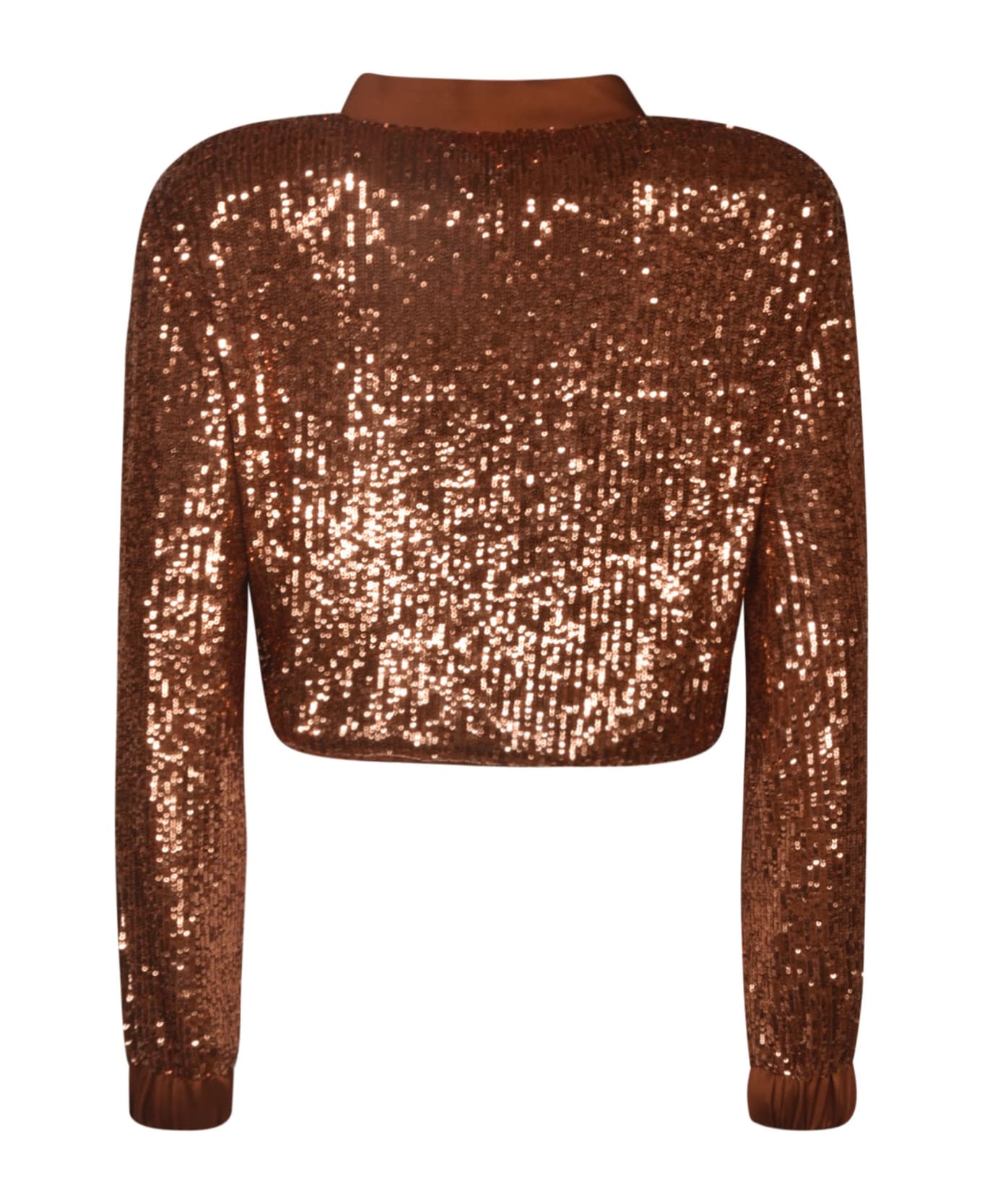 Blugirl All-over Embellished Jacket - Bronze