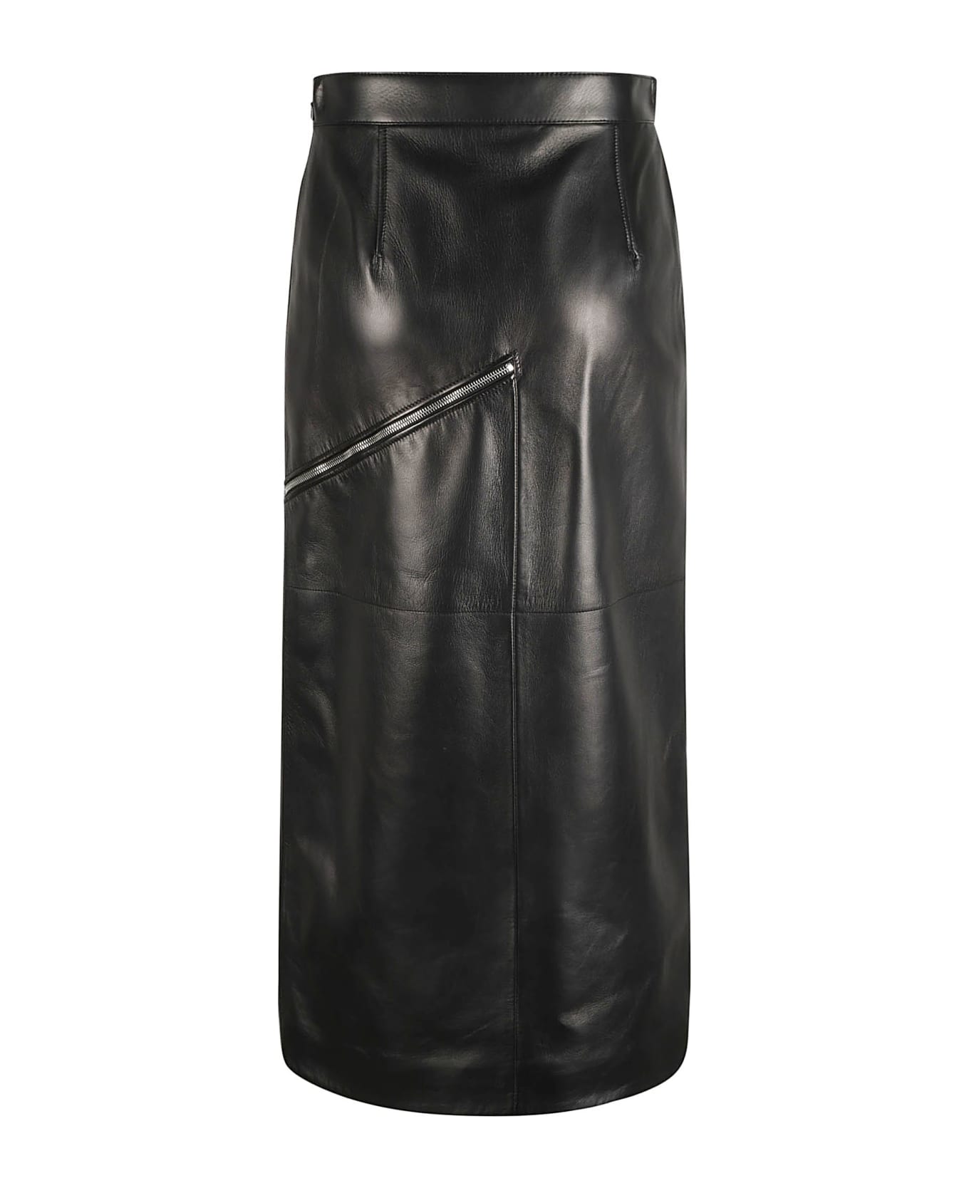Alexander McQueen Side Zip Skirt - Black