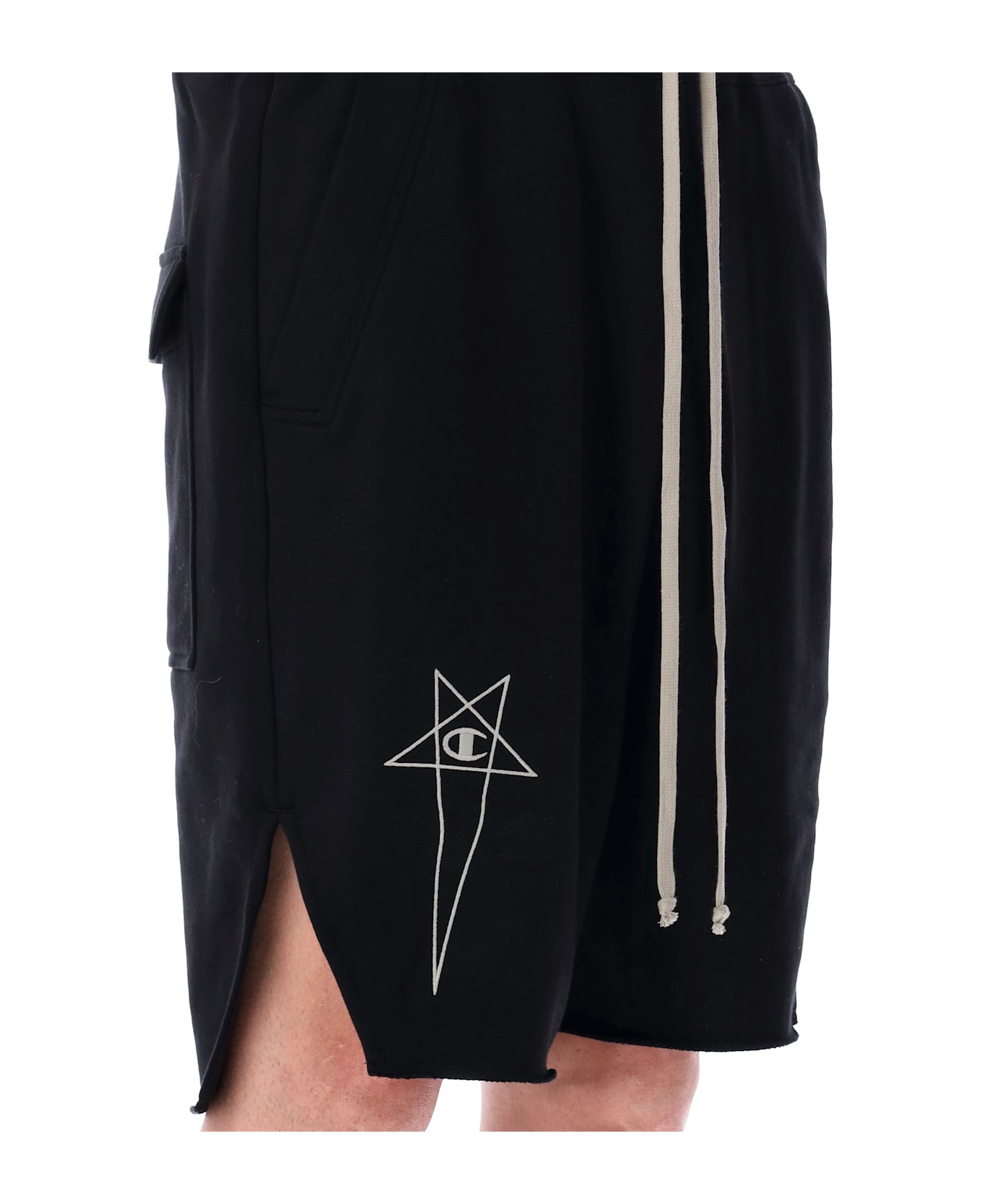 Rick Owens x Champion Beveled Pods - BLACK