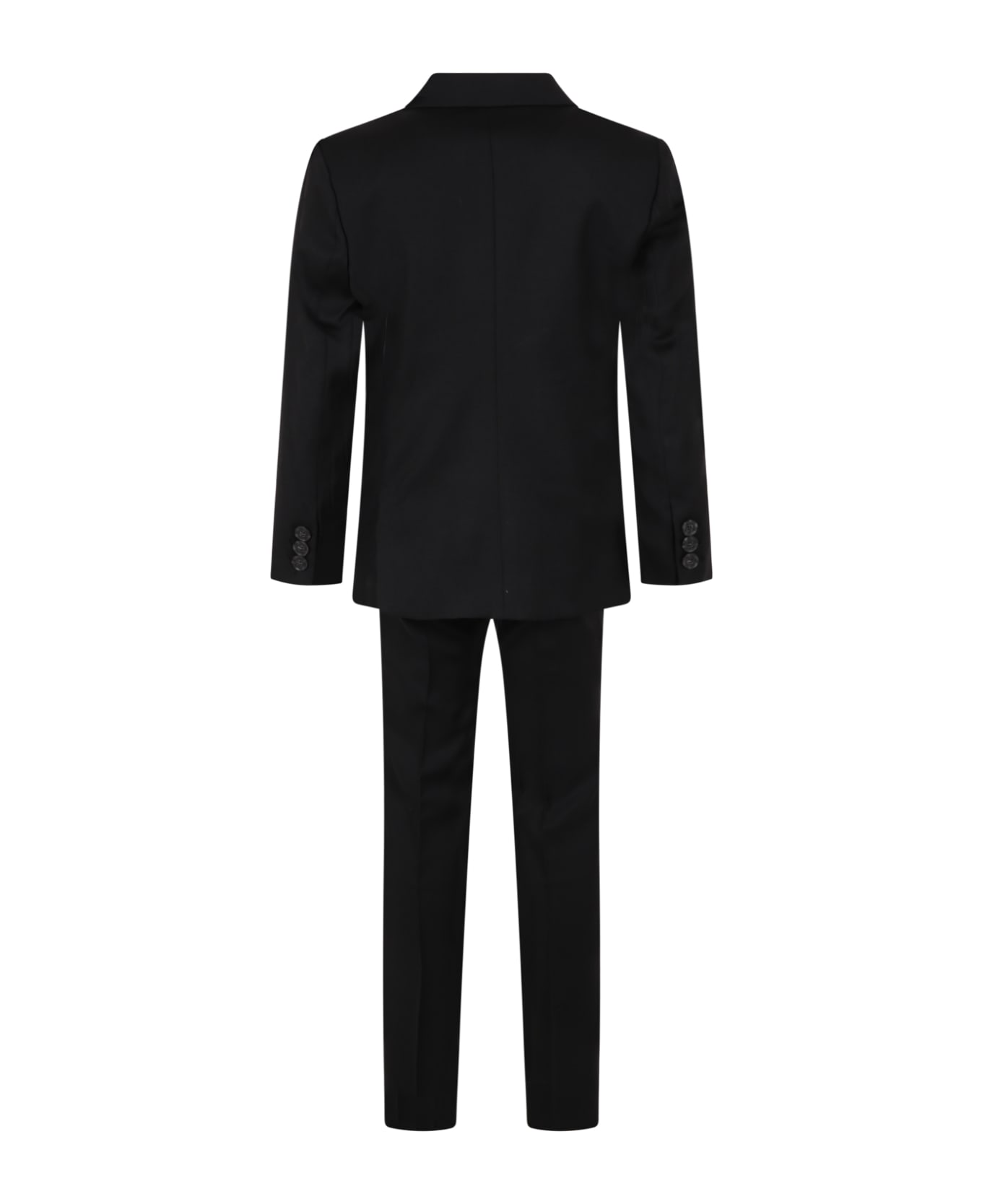 Armani Collezioni Black Suit For Boy - Black