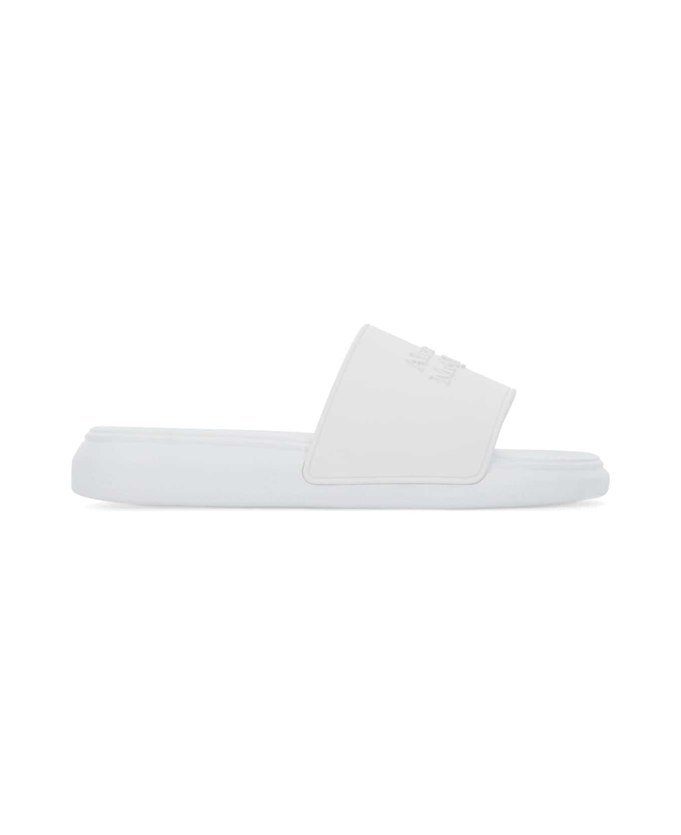 Alexander McQueen Sandal Pool Slide - White