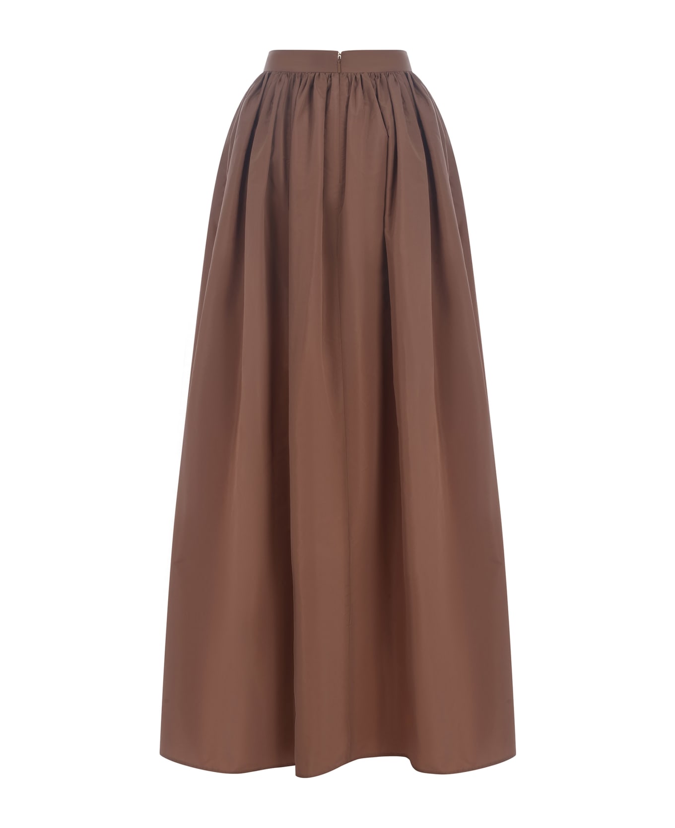 Pinko Long Skirt Made Of Taffeta - Marrone Fard Rosiccio スカート