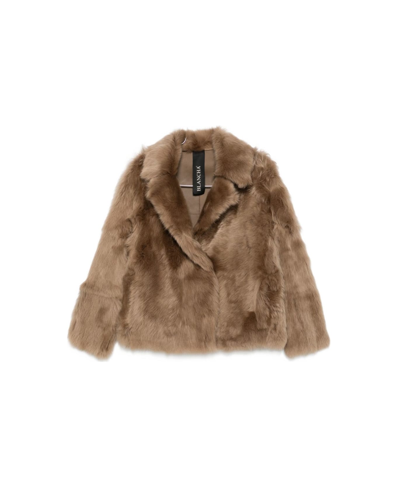 Blancha Light Brown Sheepskin Jacket - Brown