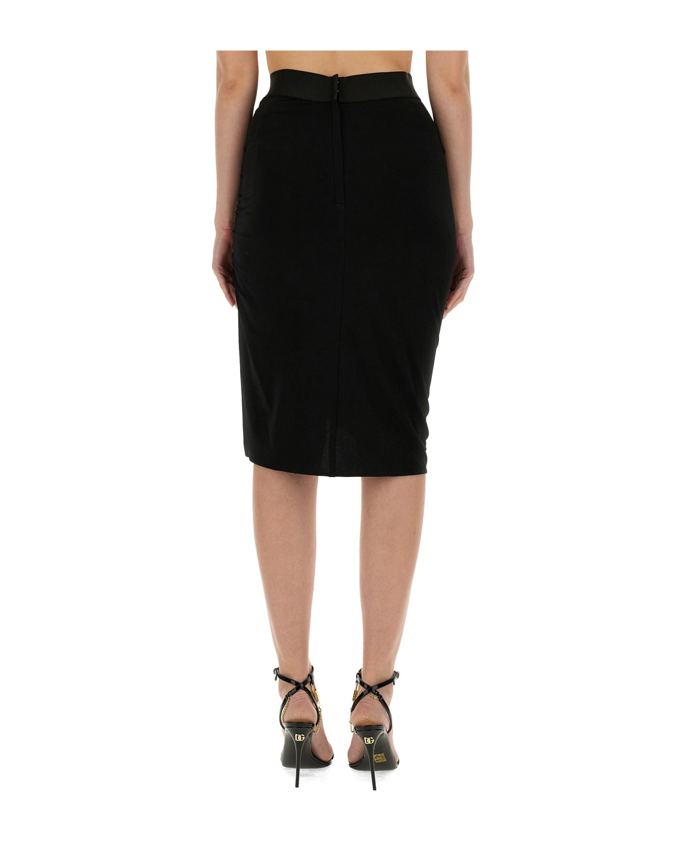 Dolce & Gabbana Asymmetrical Skirt - Nero