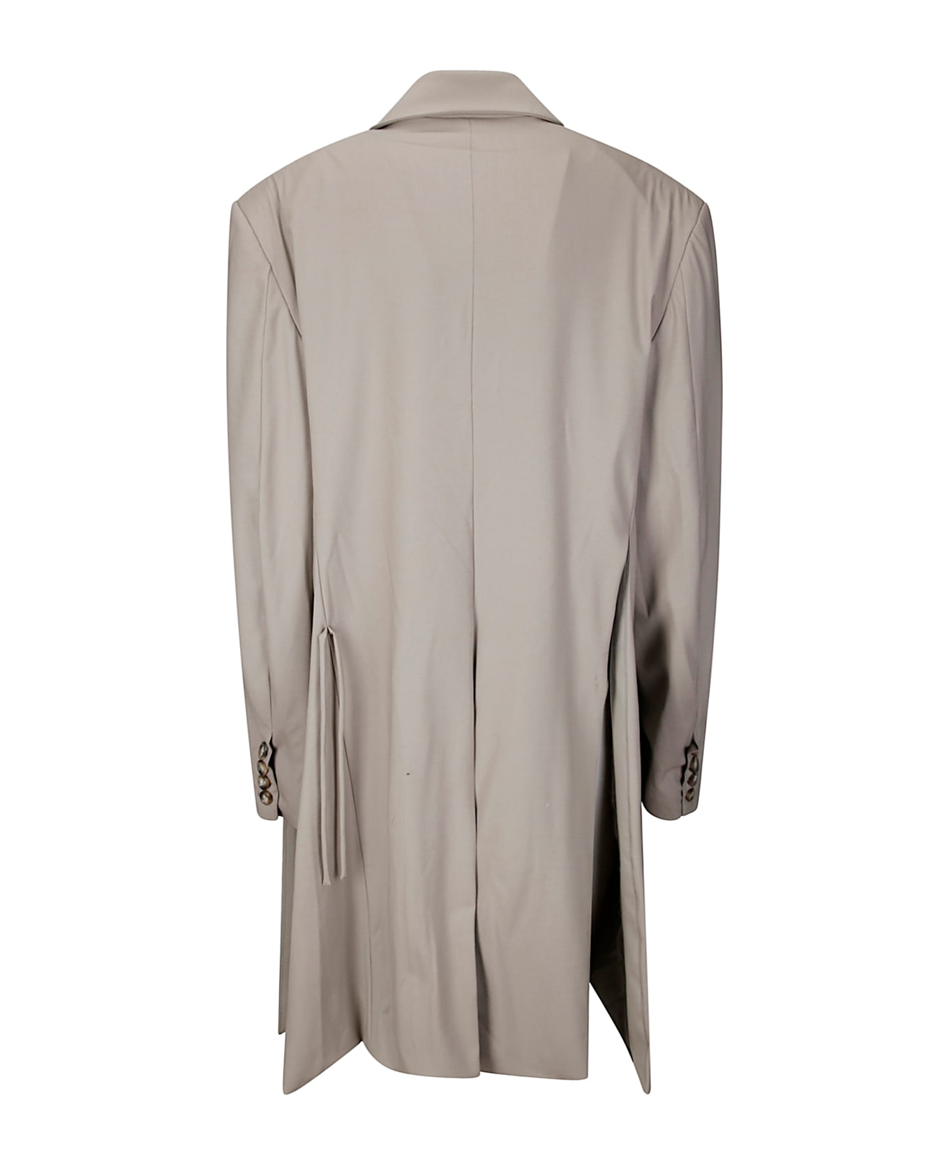 Act n.1 Deconstructed Corset Wool Blazer - WARM GREY