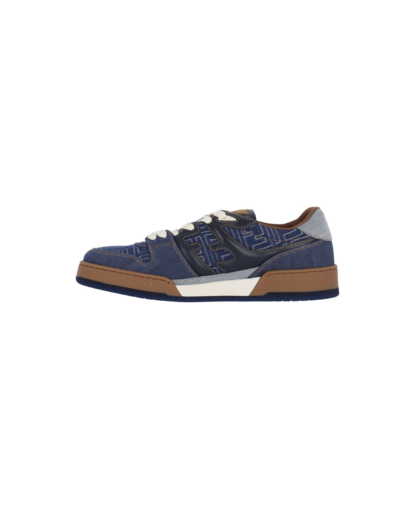 Fendi 
match
 Low-top Sneakers - Svj Ston+abiss Blu+ghiac