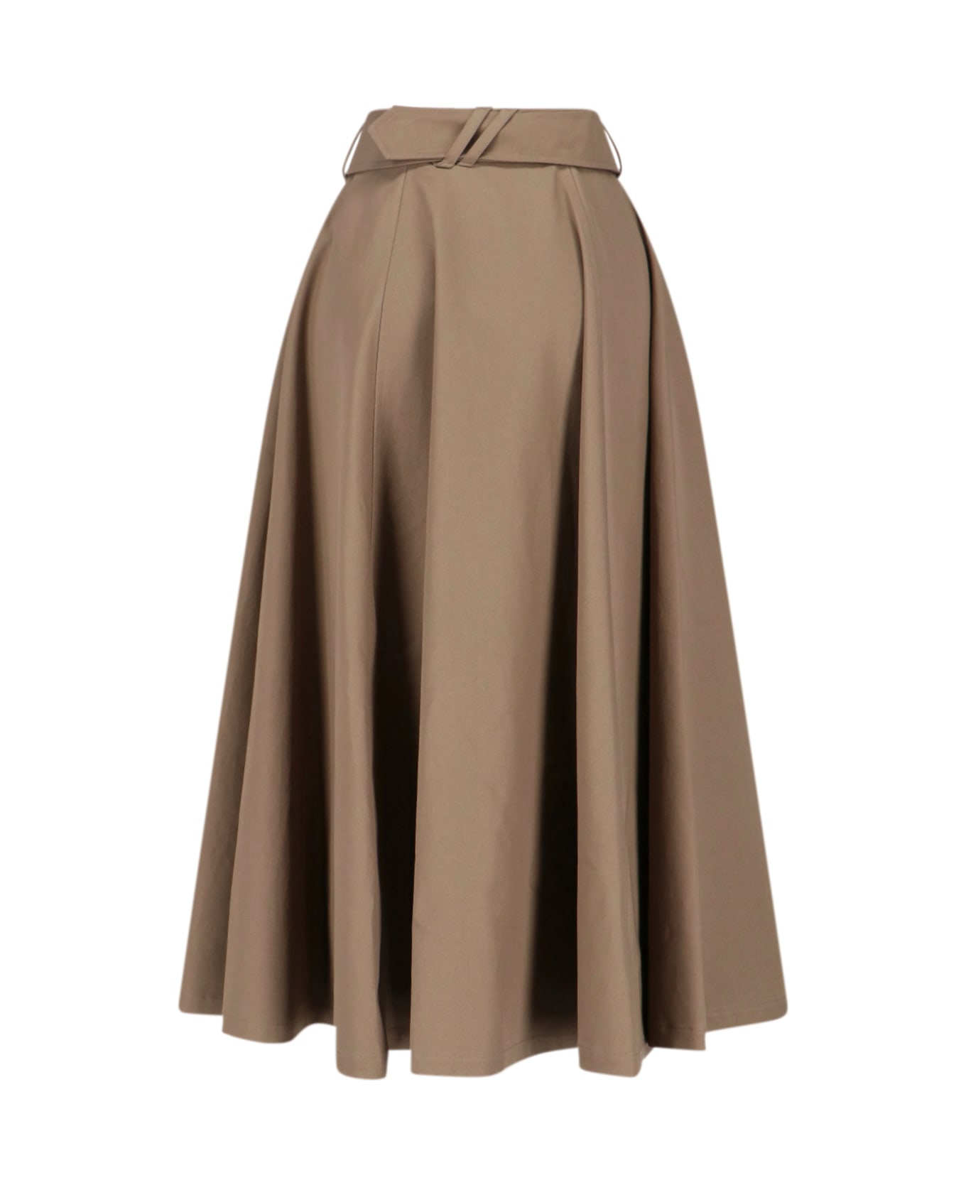 Burberry 
brenda
 Midi Skirt - BROWN