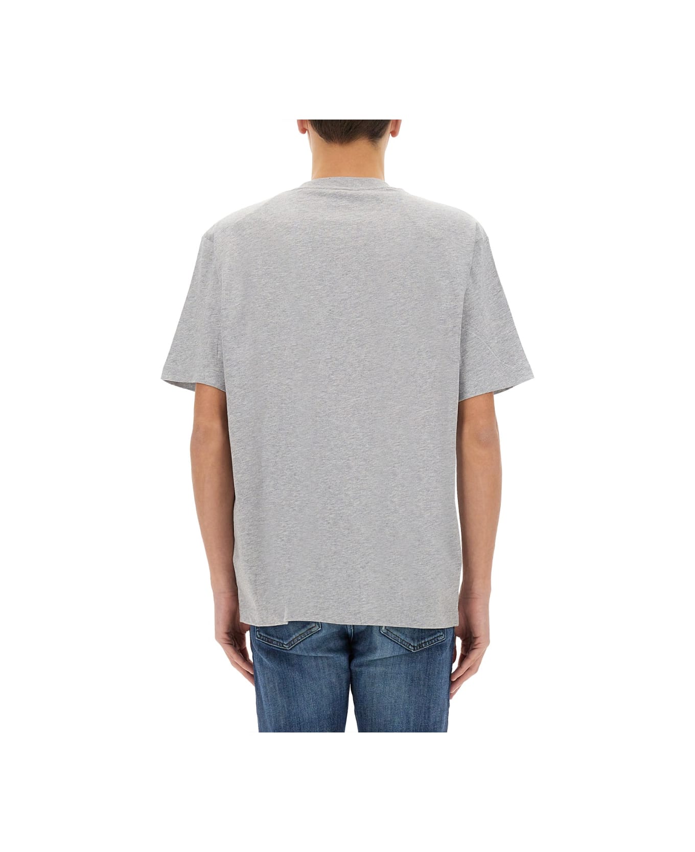 Lacoste T-shirt With Logo - GREY