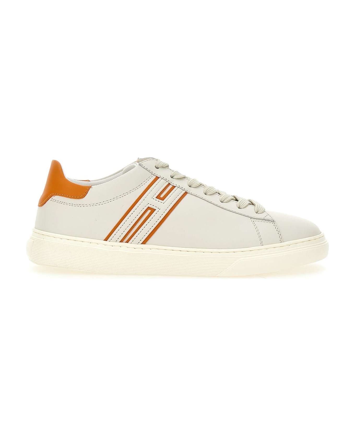 Hogan "h365" Leather Sneakers - WHITE