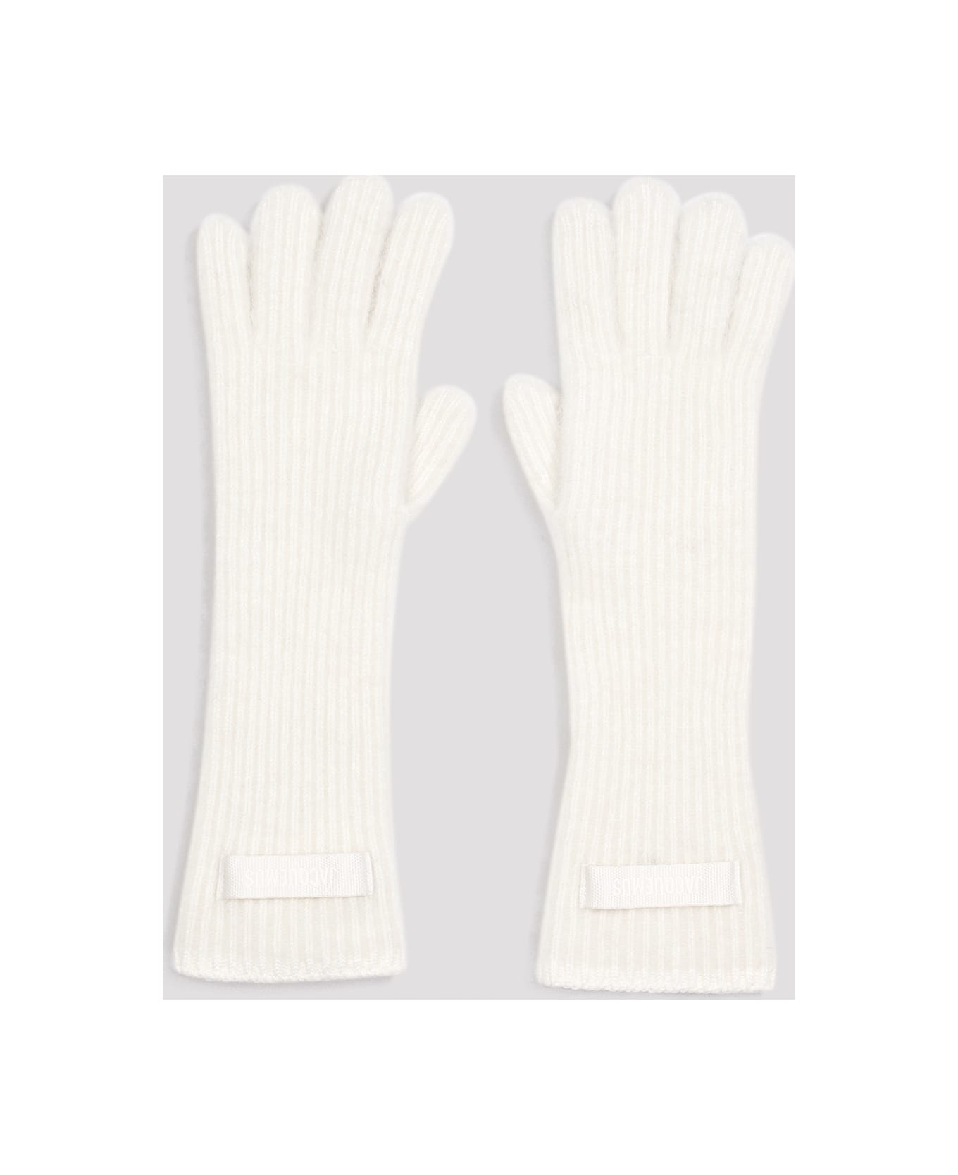 Jacquemus Les Gants Gros Grain Gloves - Off White