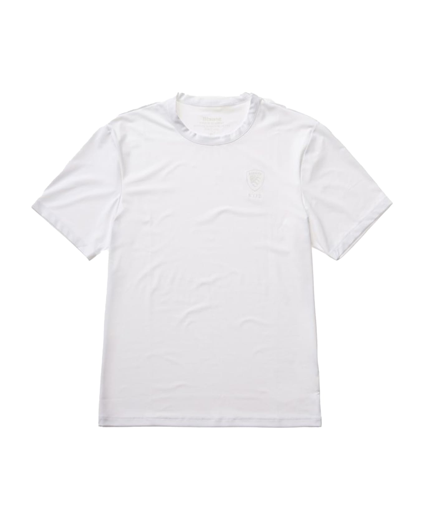 Blauer White Jerseyt-shirt - BIANCO OTTICO