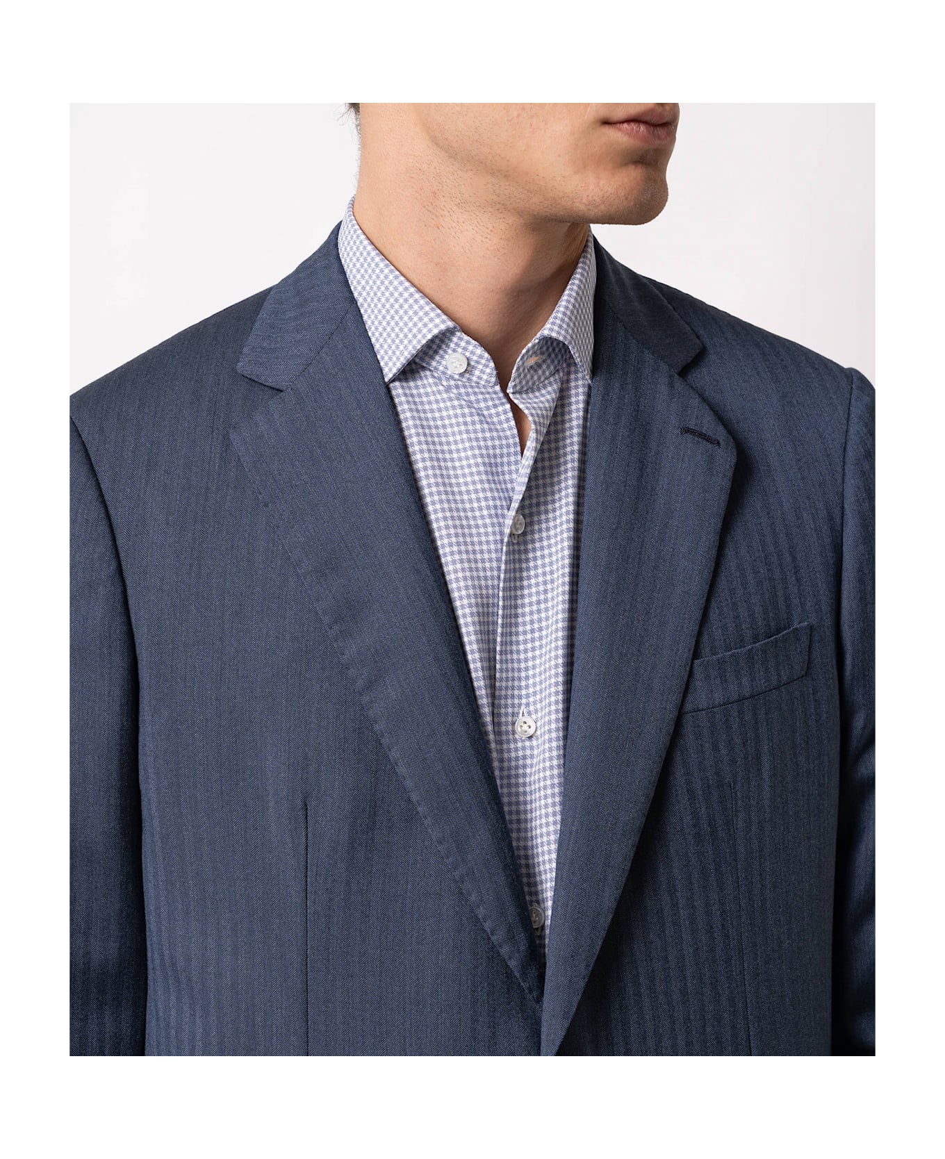 Larusmiani Single-breasted Wool Suit Seul Suit - Blue