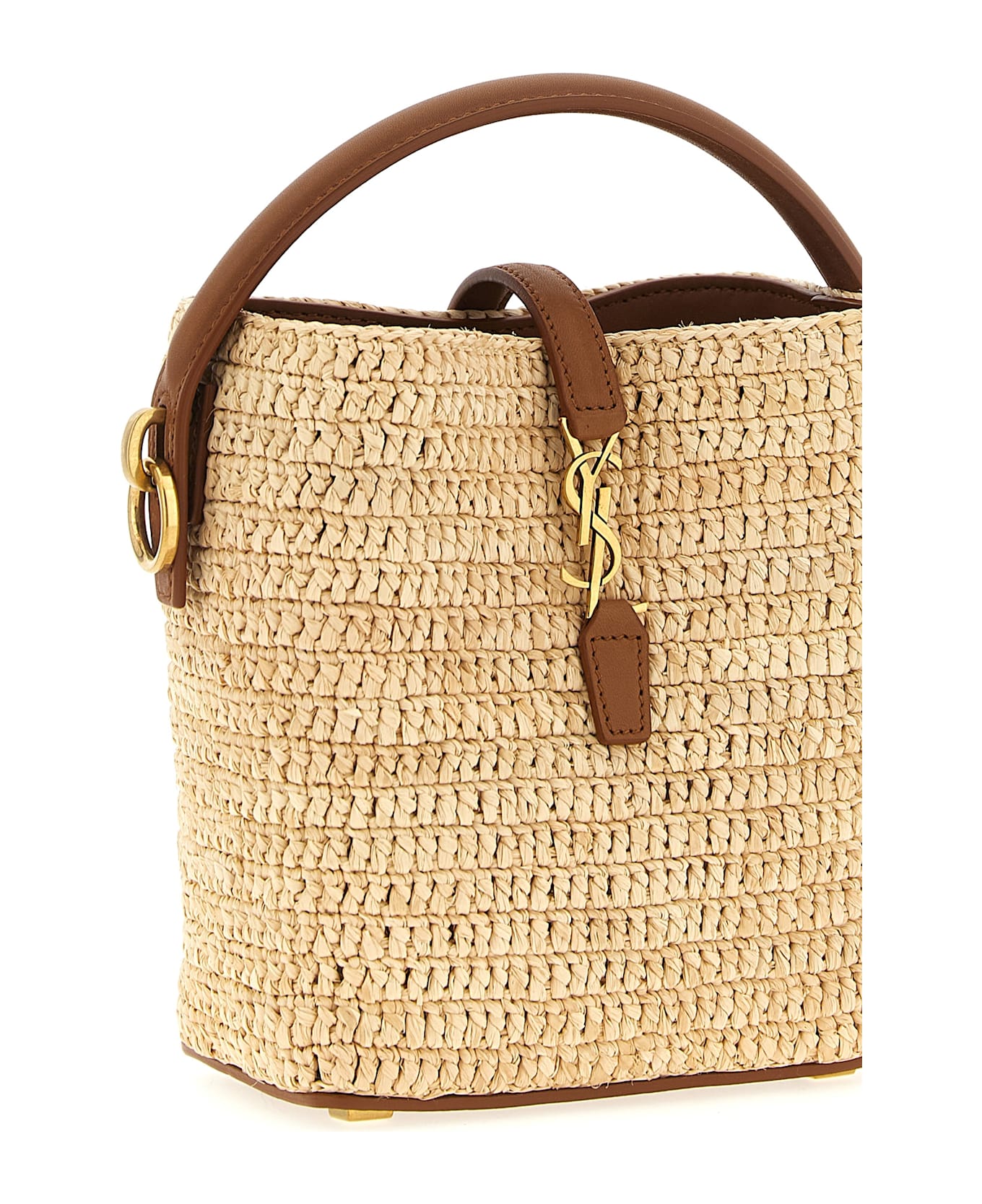Saint Laurent 
le 37
 Mini Bucket Bag - Beige