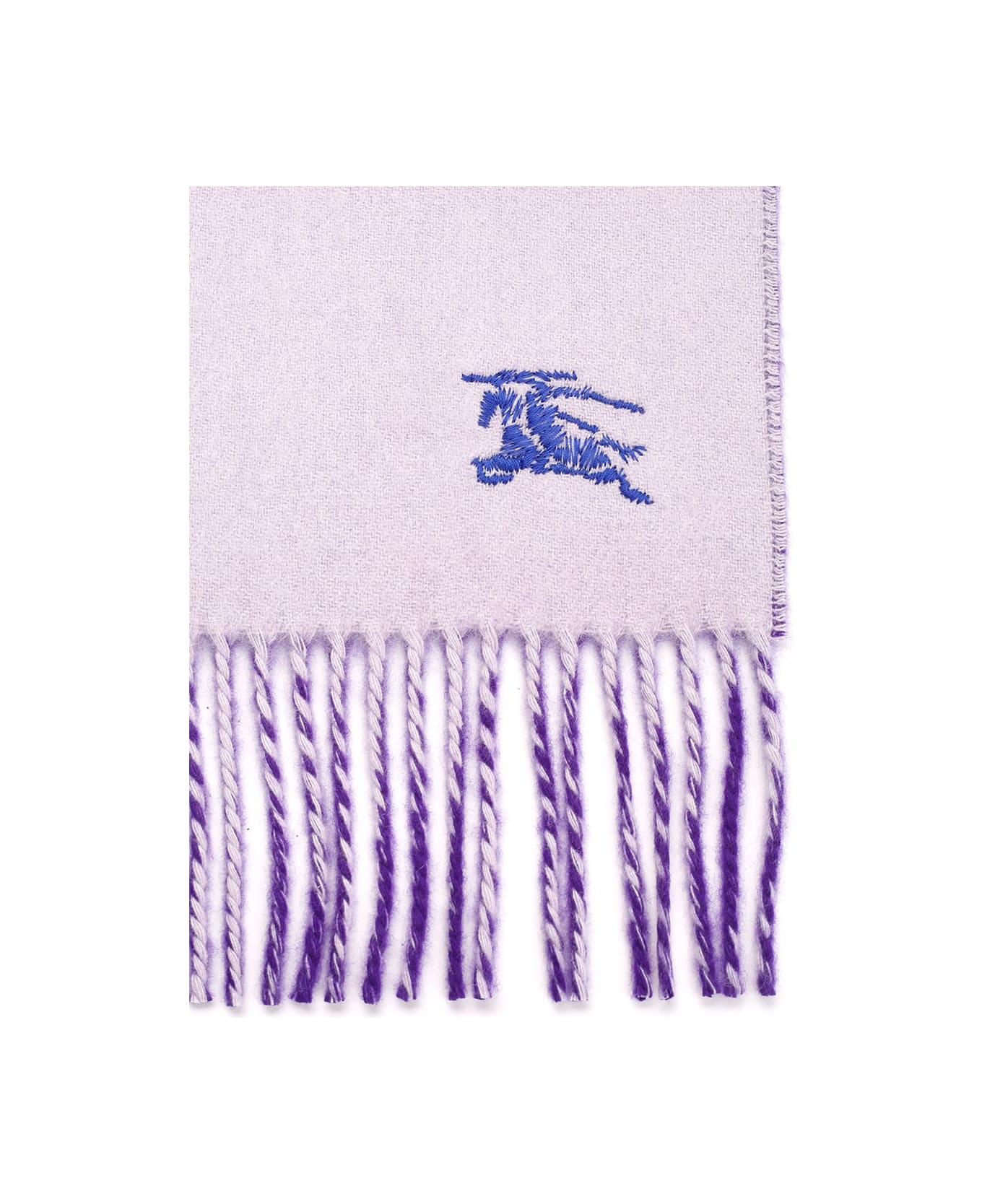 Burberry Purple Cashmere Scarf - Multicolor
