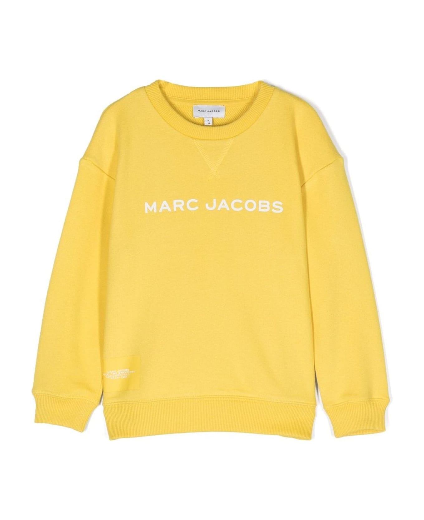 Little Marc Jacobs Yellow Cotton Blend Sweatshirt - Giallo