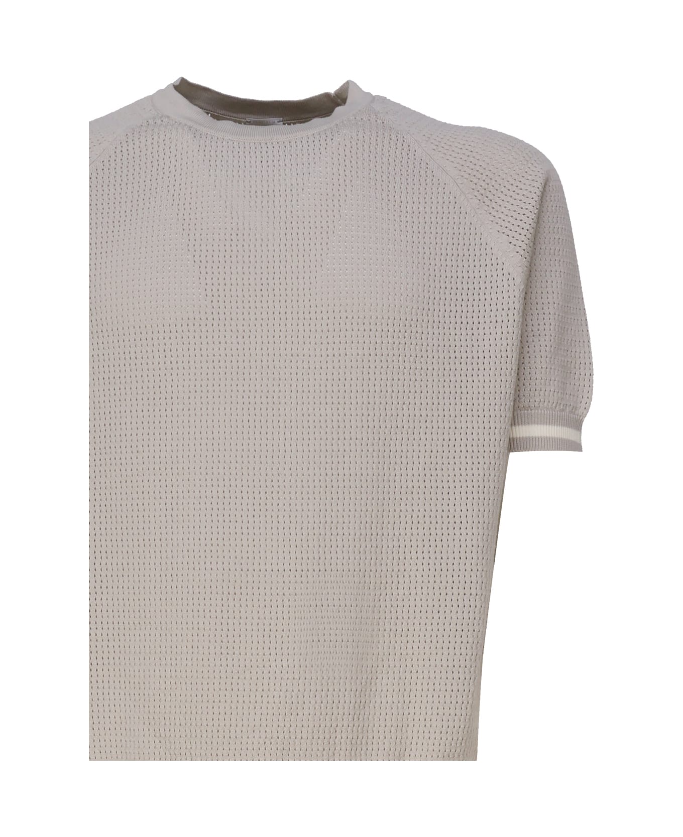 Eleventy Knitted T-shirt - Beige シャツ