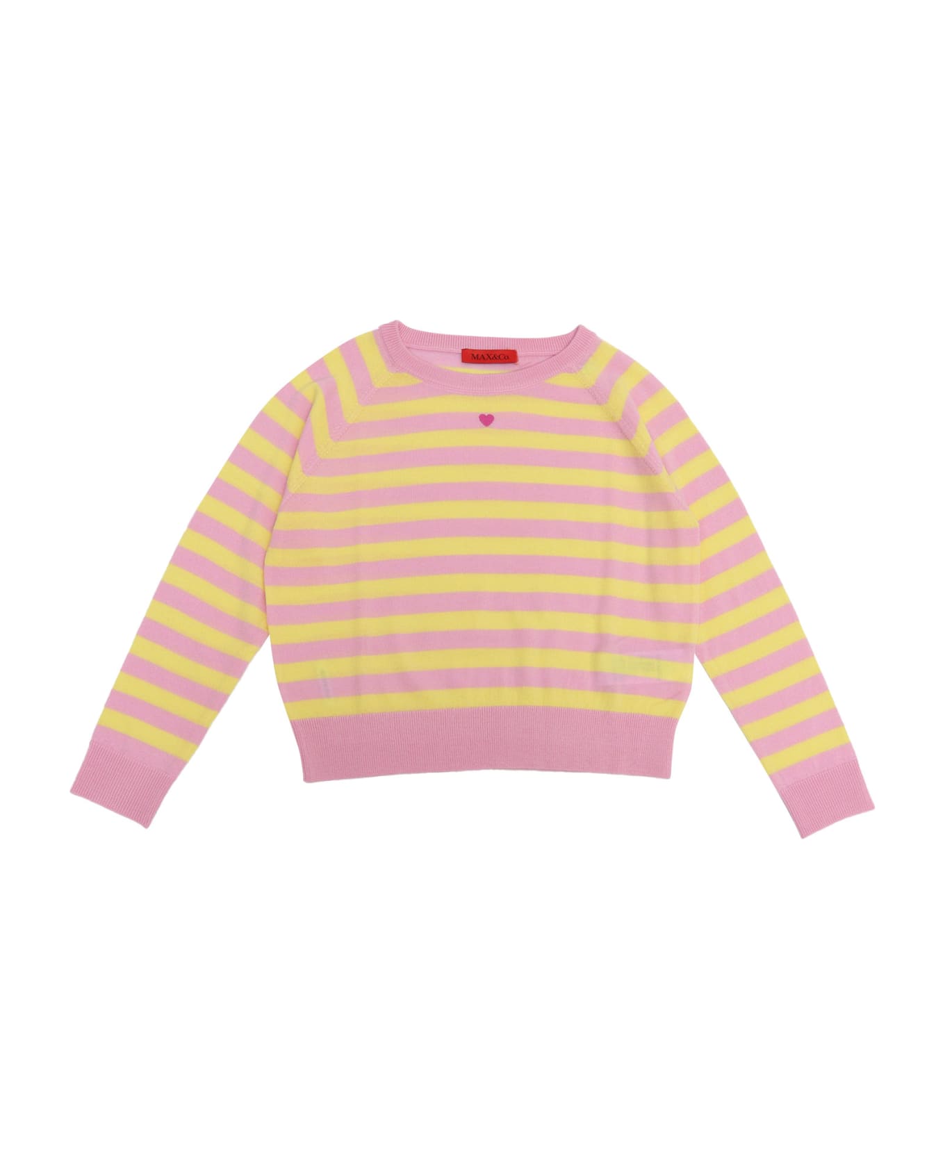 Max&Co. Striped Sweater - PURPLE