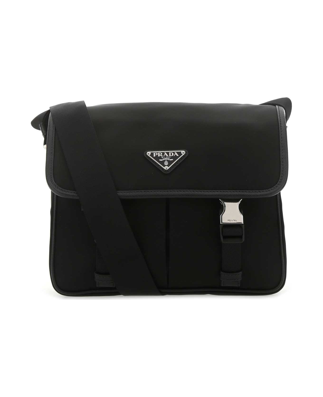 Prada Black Re-nylon Crossbody Bag - F0002