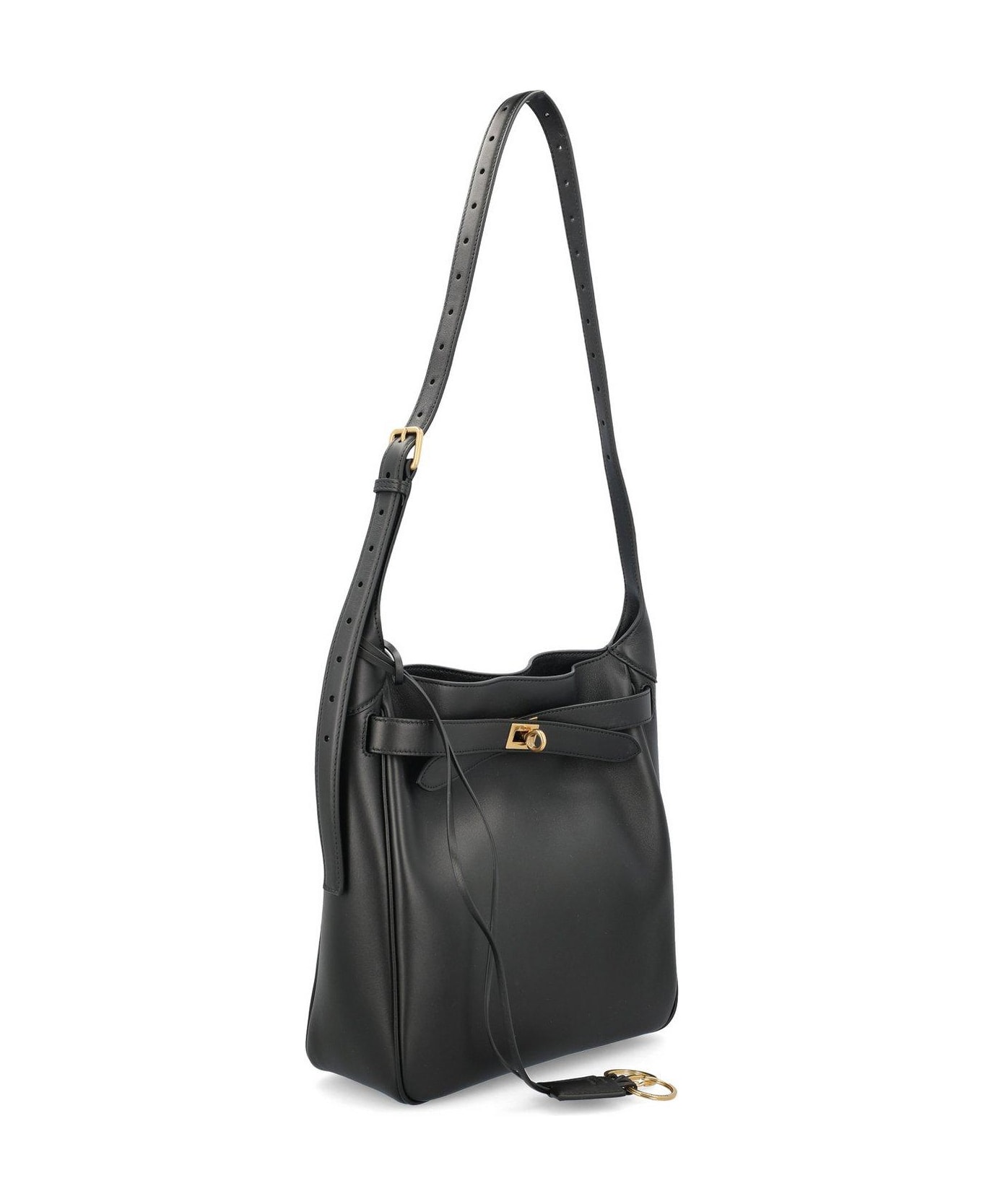 Balenciaga Bel Air Small Hobo Bag - Black