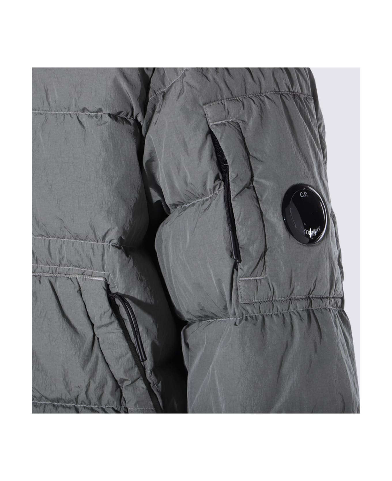 C.P. Company Grey Down Jacket - Grey