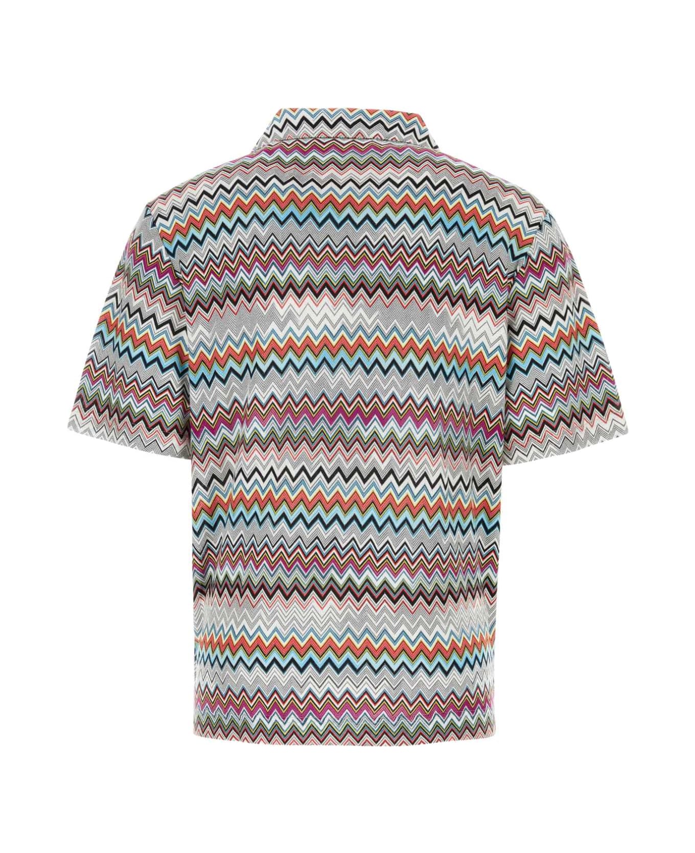 Missoni Embroidered Cotton Shirt - MULTICOLOR シャツ