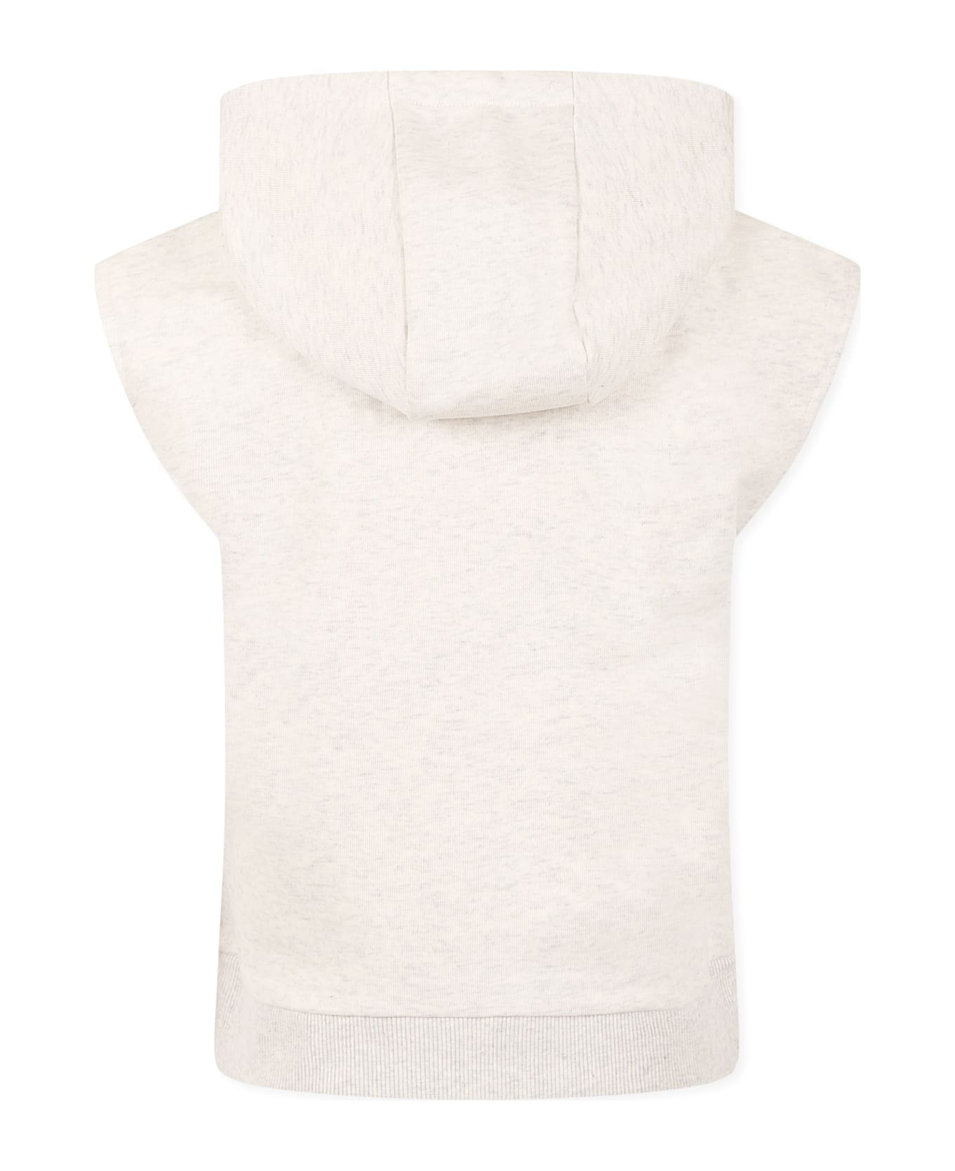 Marc Jacobs Beige Sweatshirt For Boy With Pouch Print - Beige
