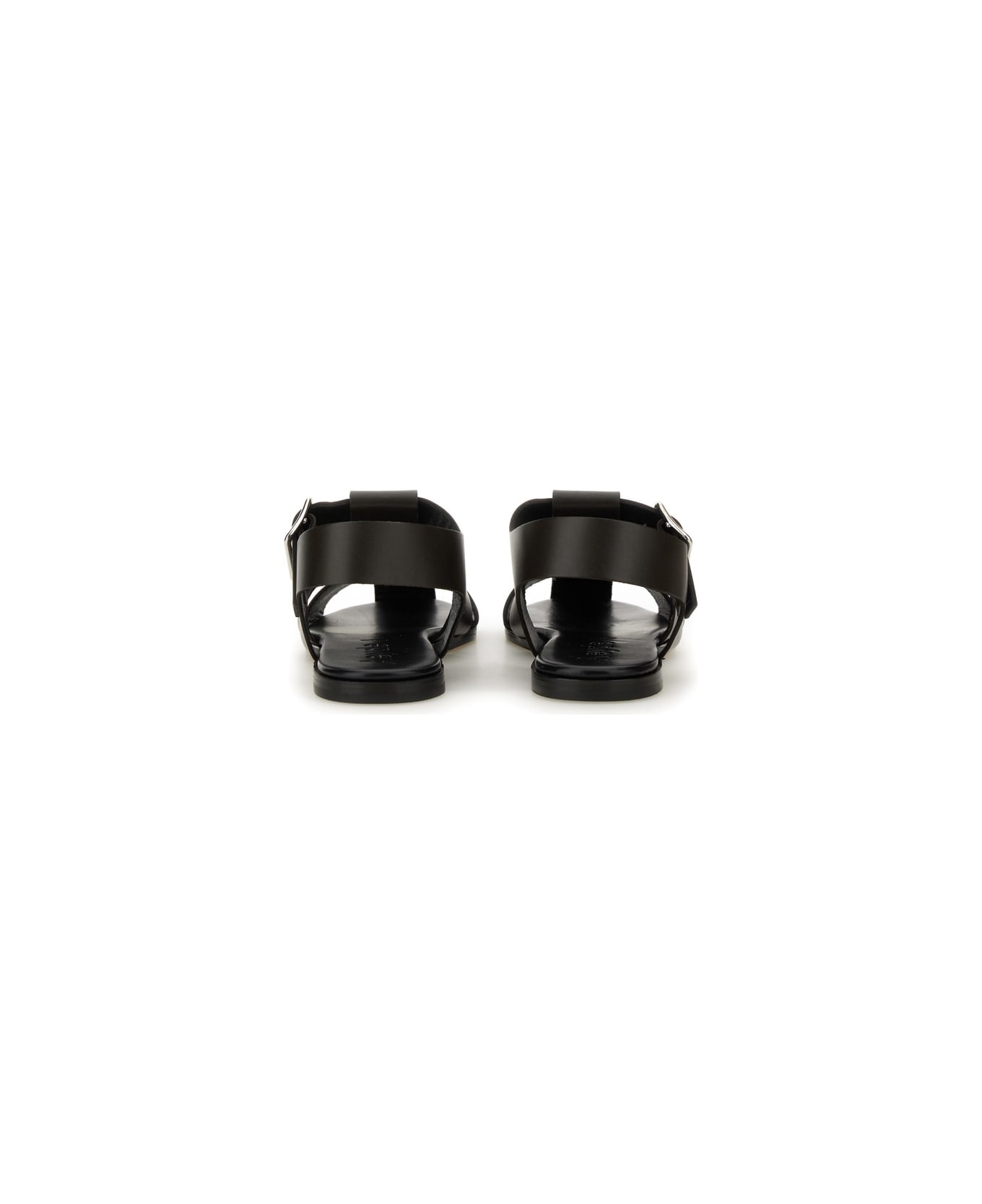 aeyde Sandalo "whit" - DARK BROWN