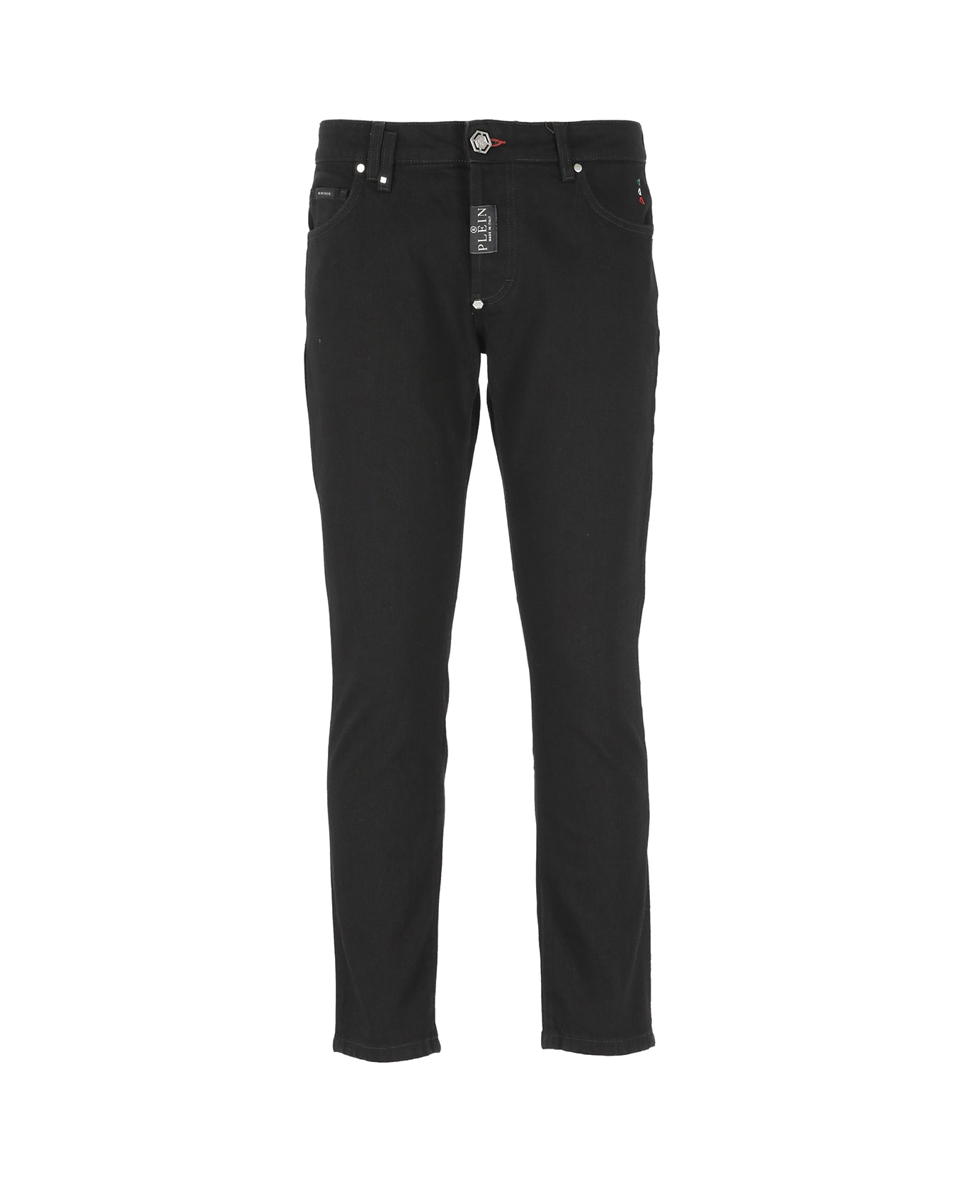 Philipp Plein Cotton Jeans - Black