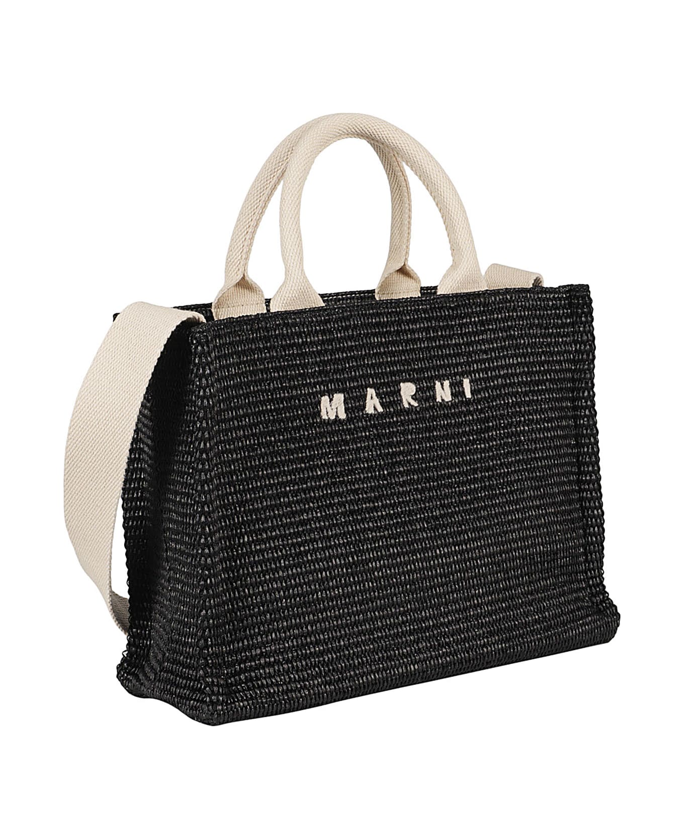 Marni Small Basket - Nero