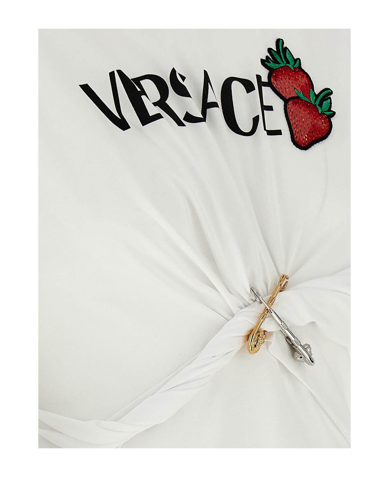 Versace 'strawberry' T-shirt - White