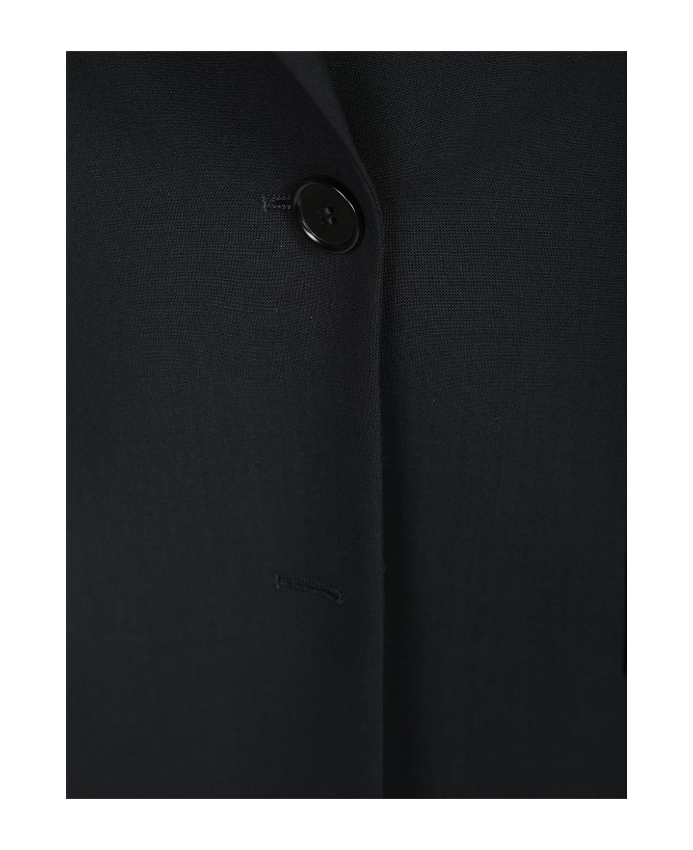 MSGM Single-breasted Tailored Blazer - Black