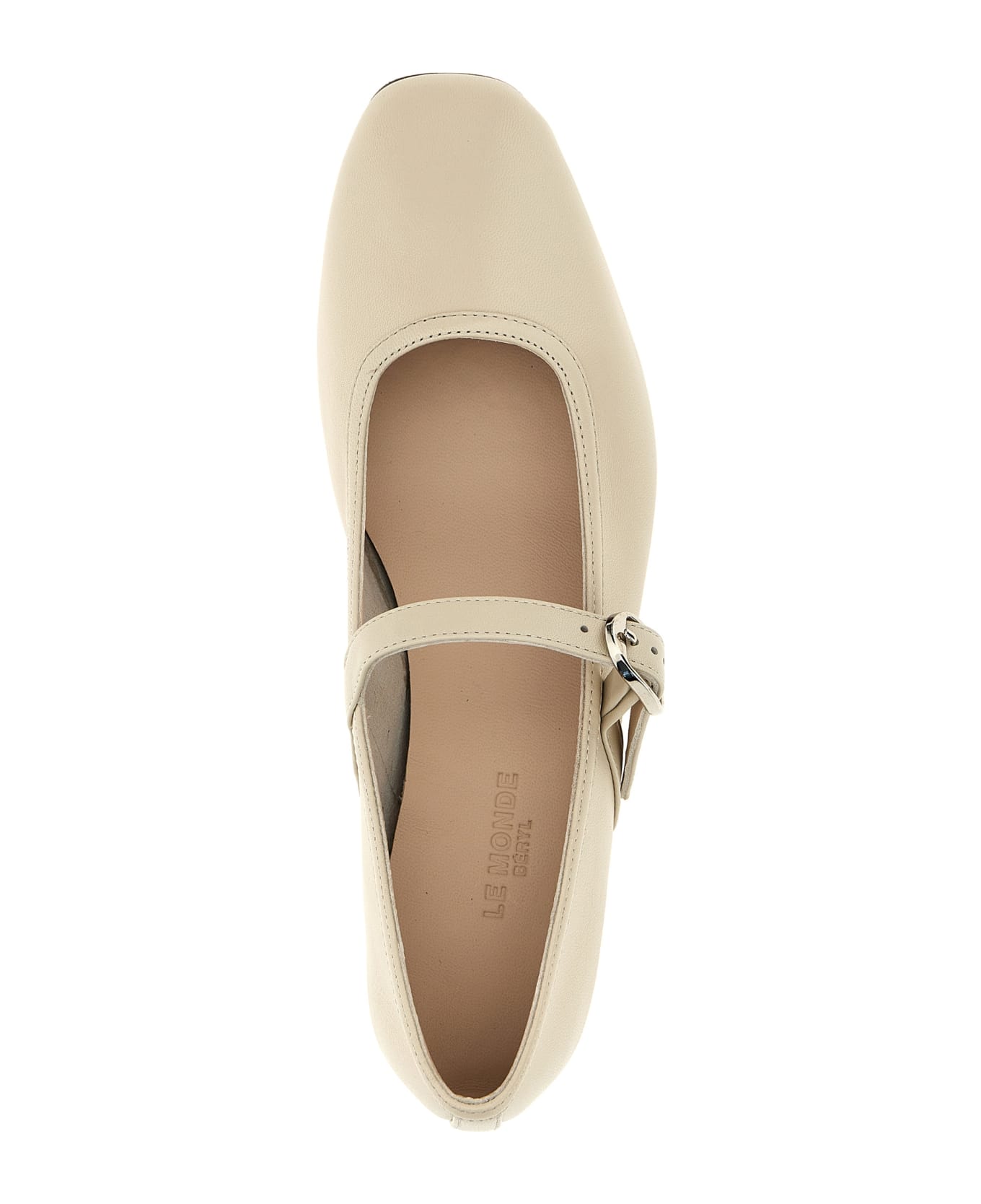 Le Monde Beryl 'mary Jane' Ballet Flats - Beige