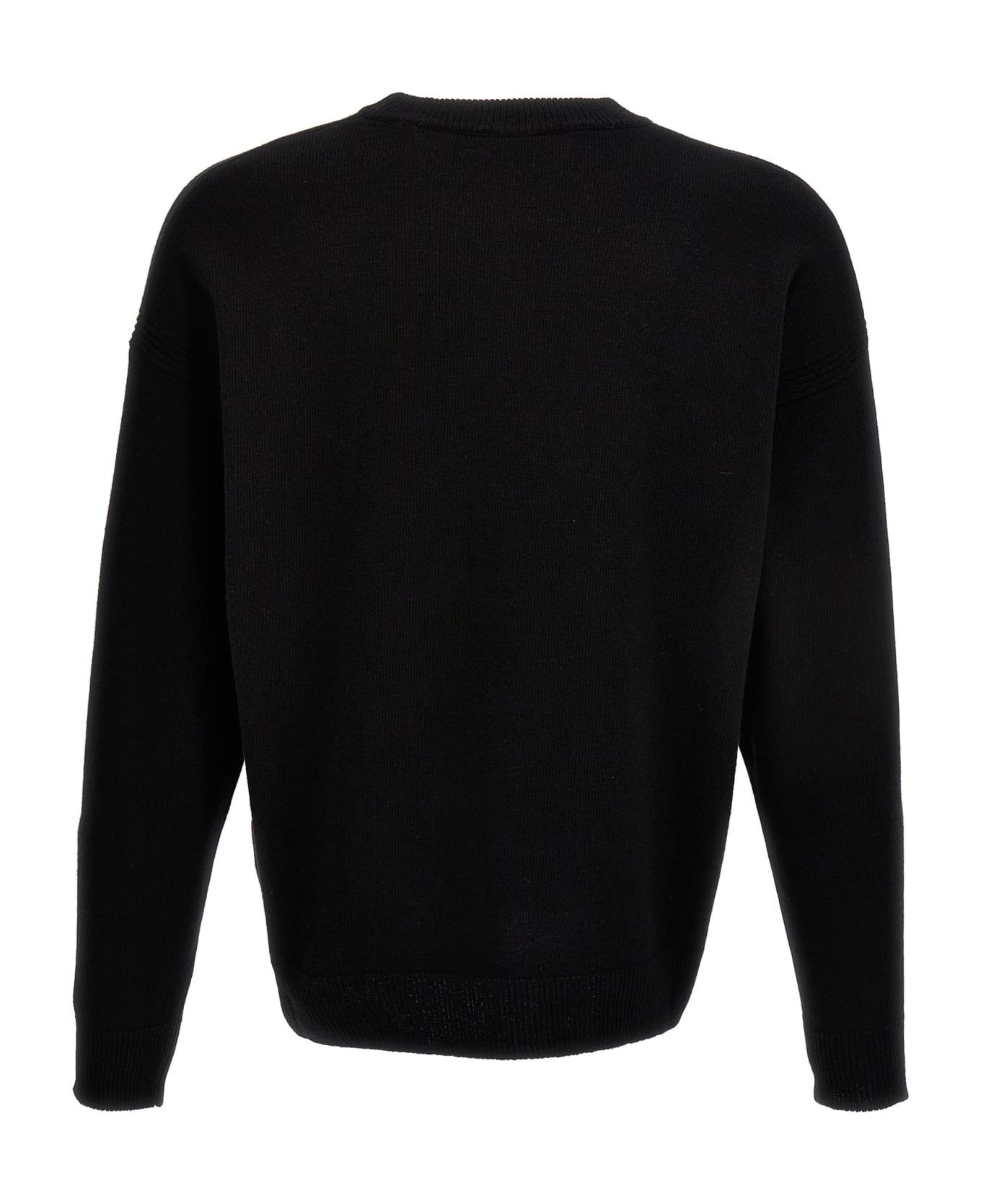 Maison Kitsuné 'fox Head' Sweater - Black  