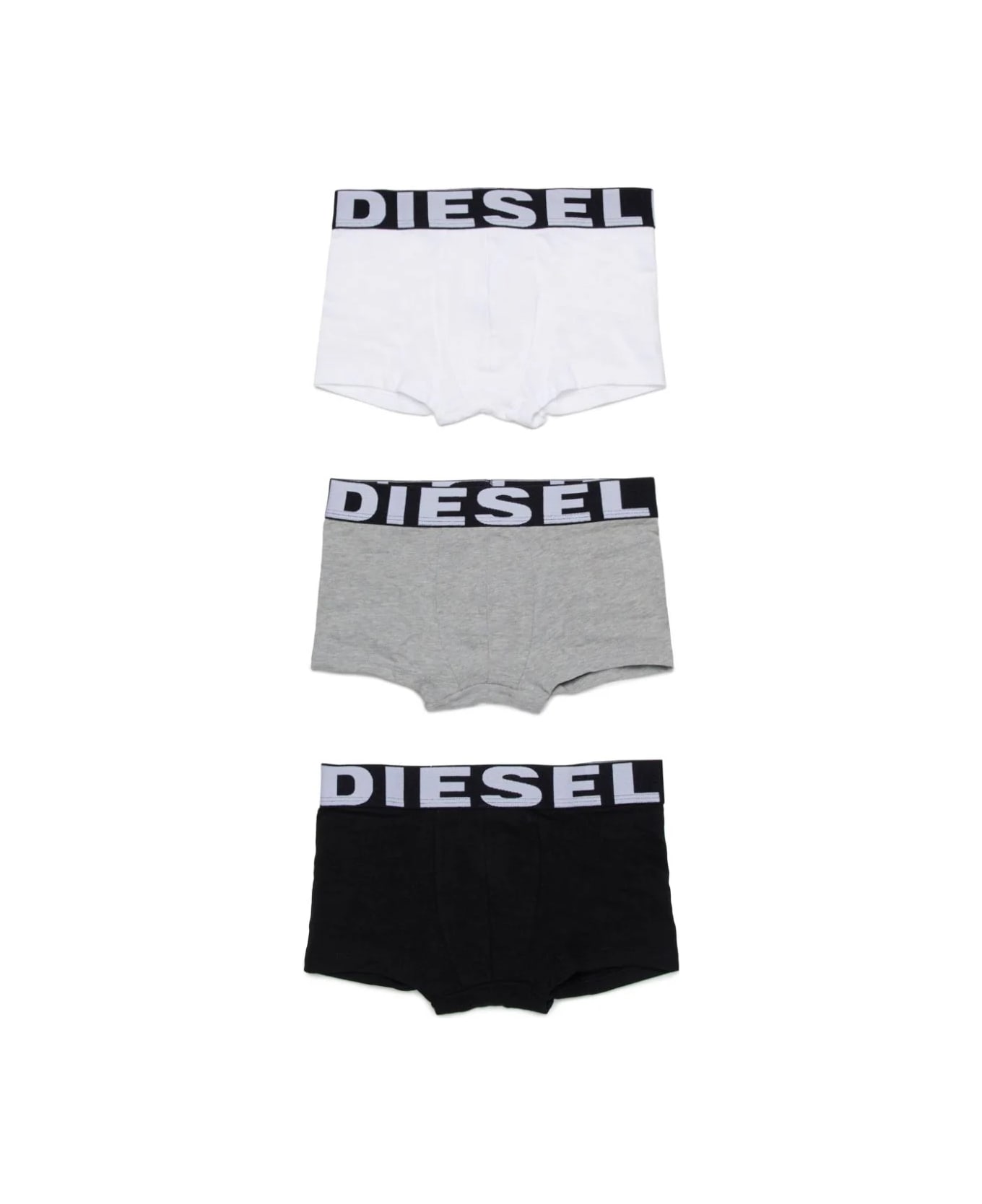Diesel Set Of 3 Boxes With Print - White