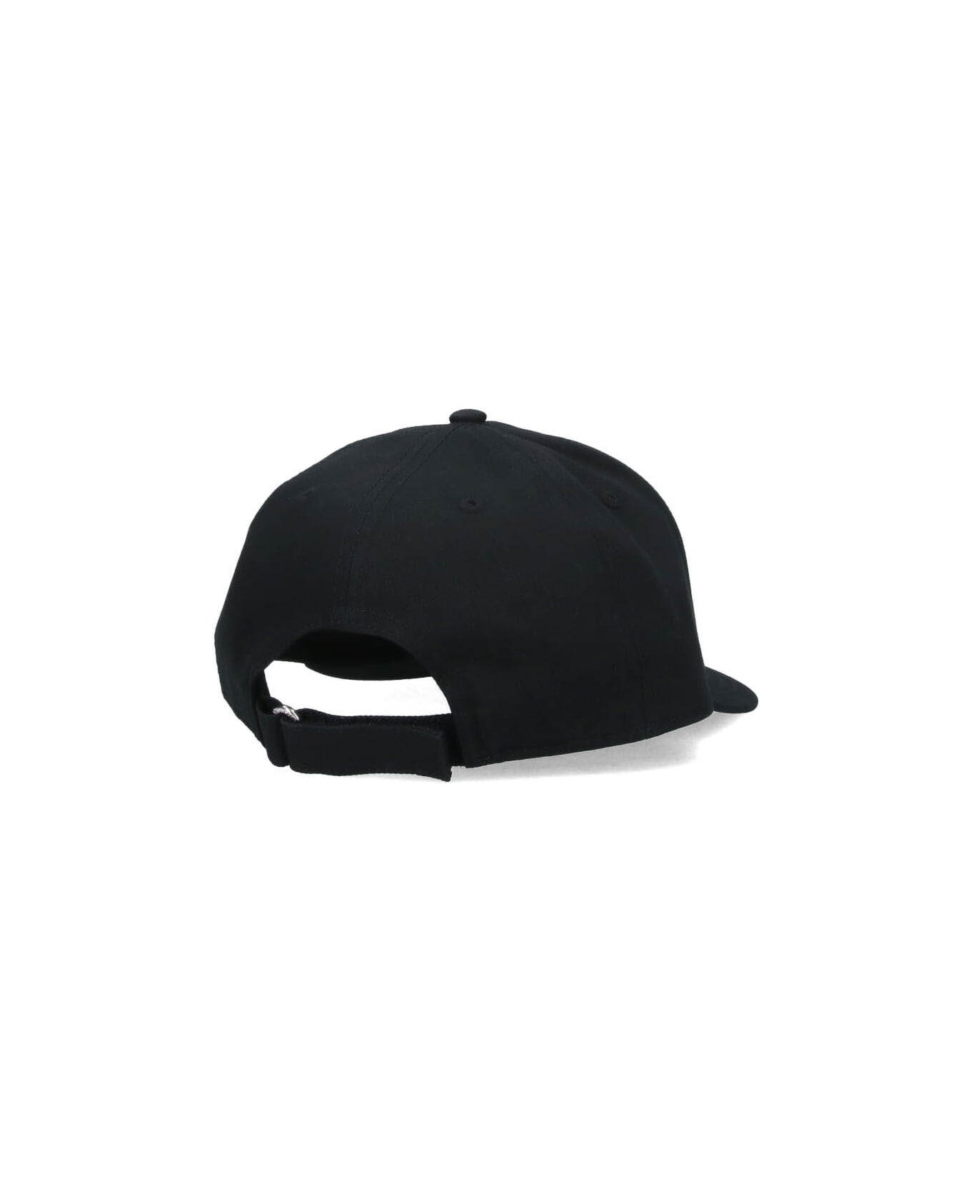 Moncler Logo Baseball Cap - Black  