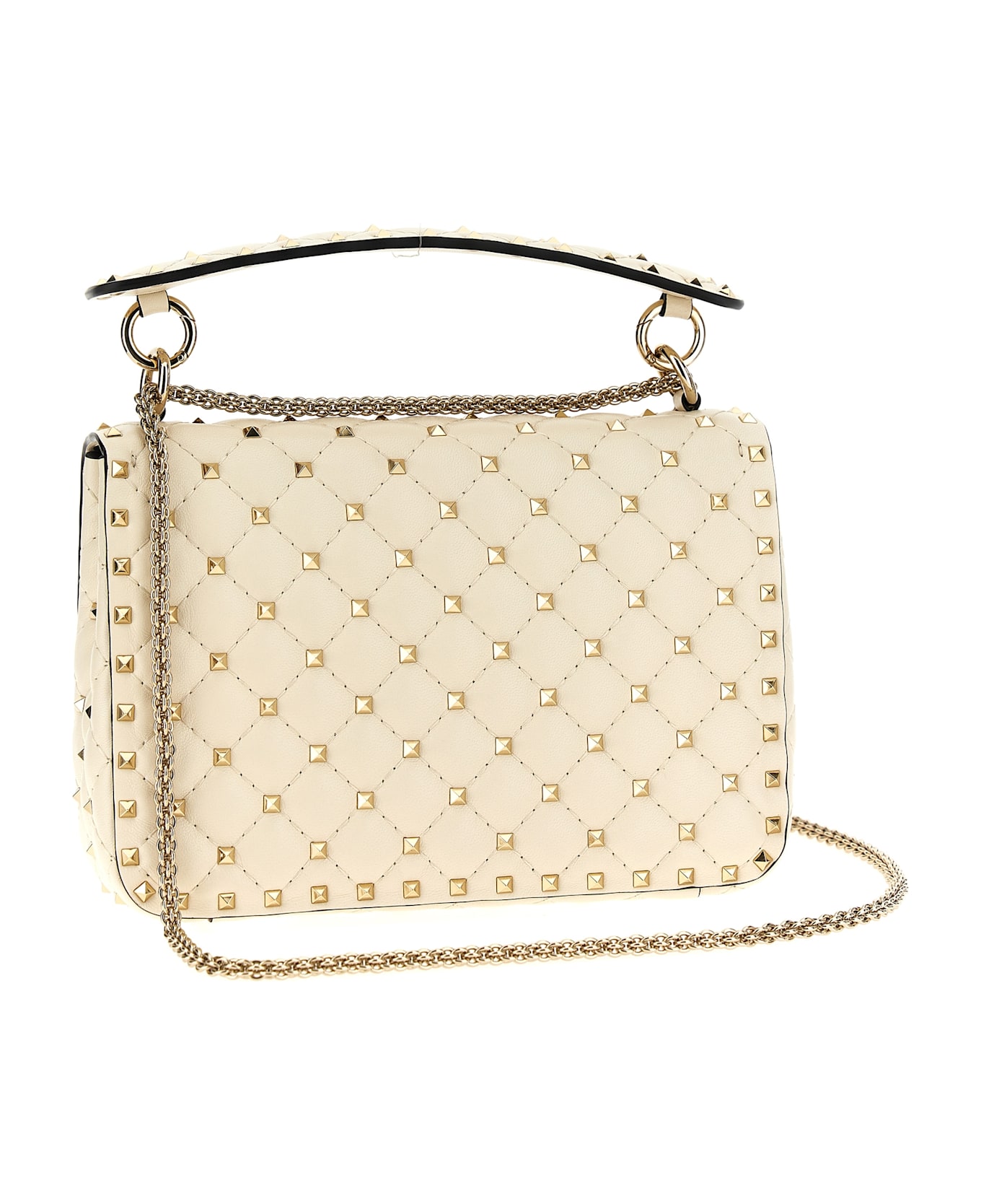 Valentino Garavani 
rockstud Spike
 Shoulder Bag - White