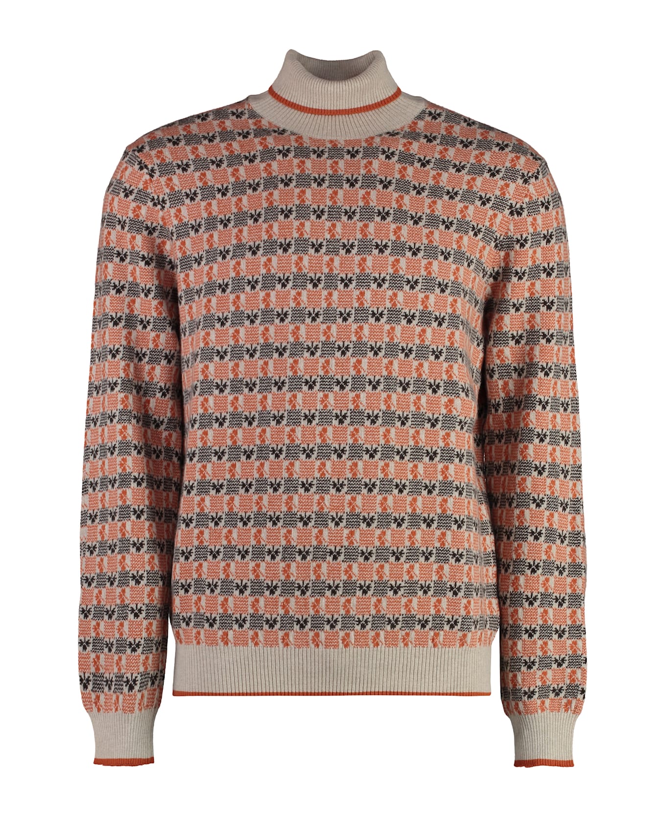 Malo Virgin Wool And Cashmere Pullover - Multicolor