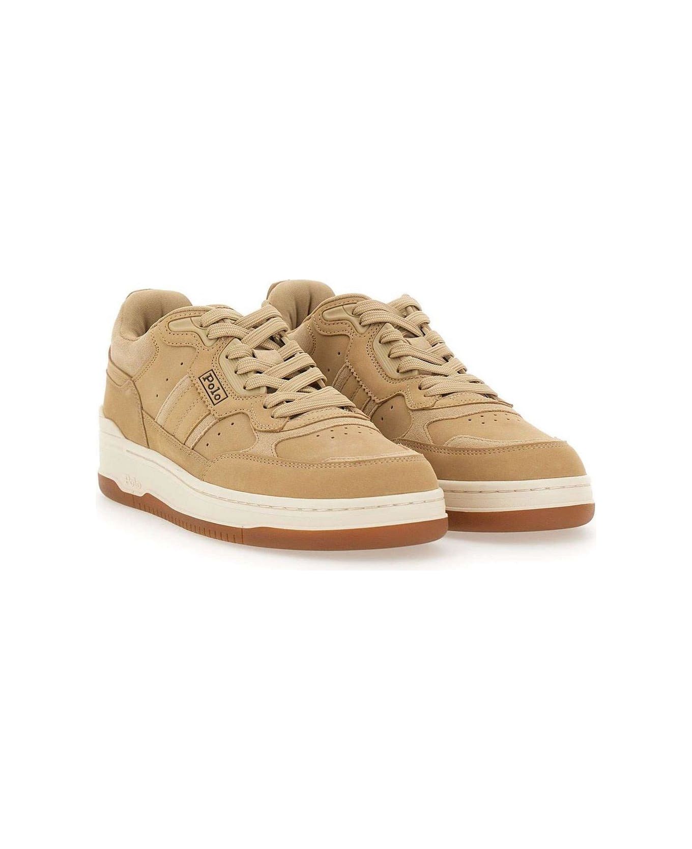 Polo Ralph Lauren Masters Court Lace-up Sneakers - Brown