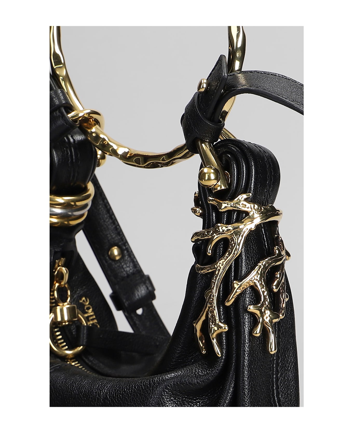 Chloé Hobo Bag Hand Bag In Black Leather - black