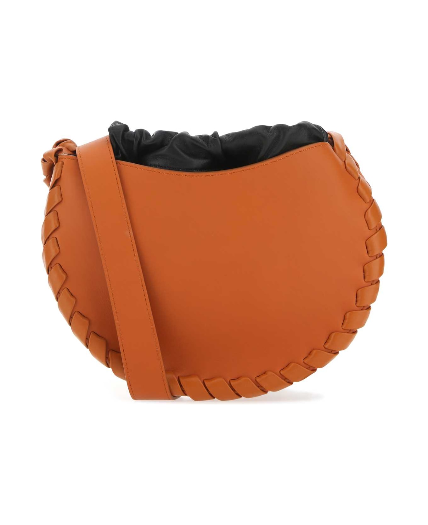 Chloé Dark Orange Leather Small Mate Crossbody Bag - 884