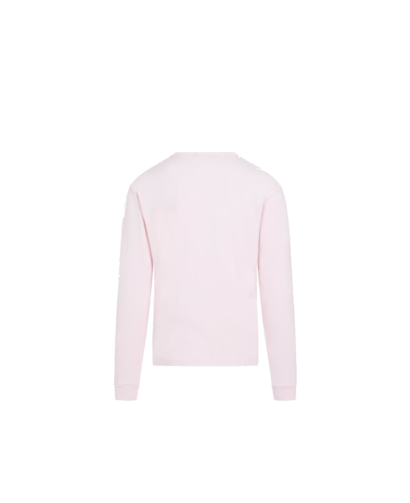 Acne Studios Logo Graphic Sleeved T-shirt - Pink Tシャツ