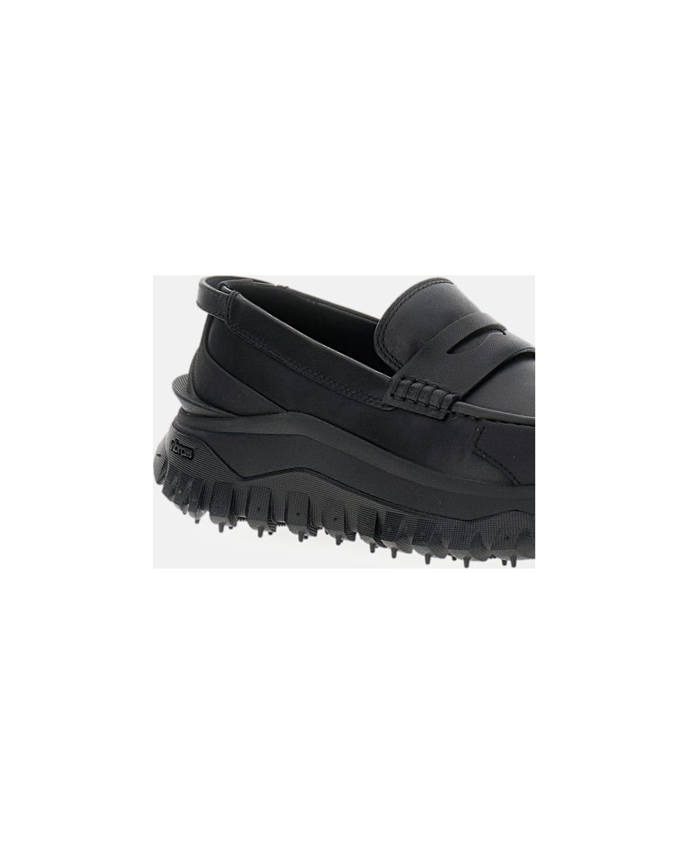 Moncler Trailgrip Loafers Shoes - Black