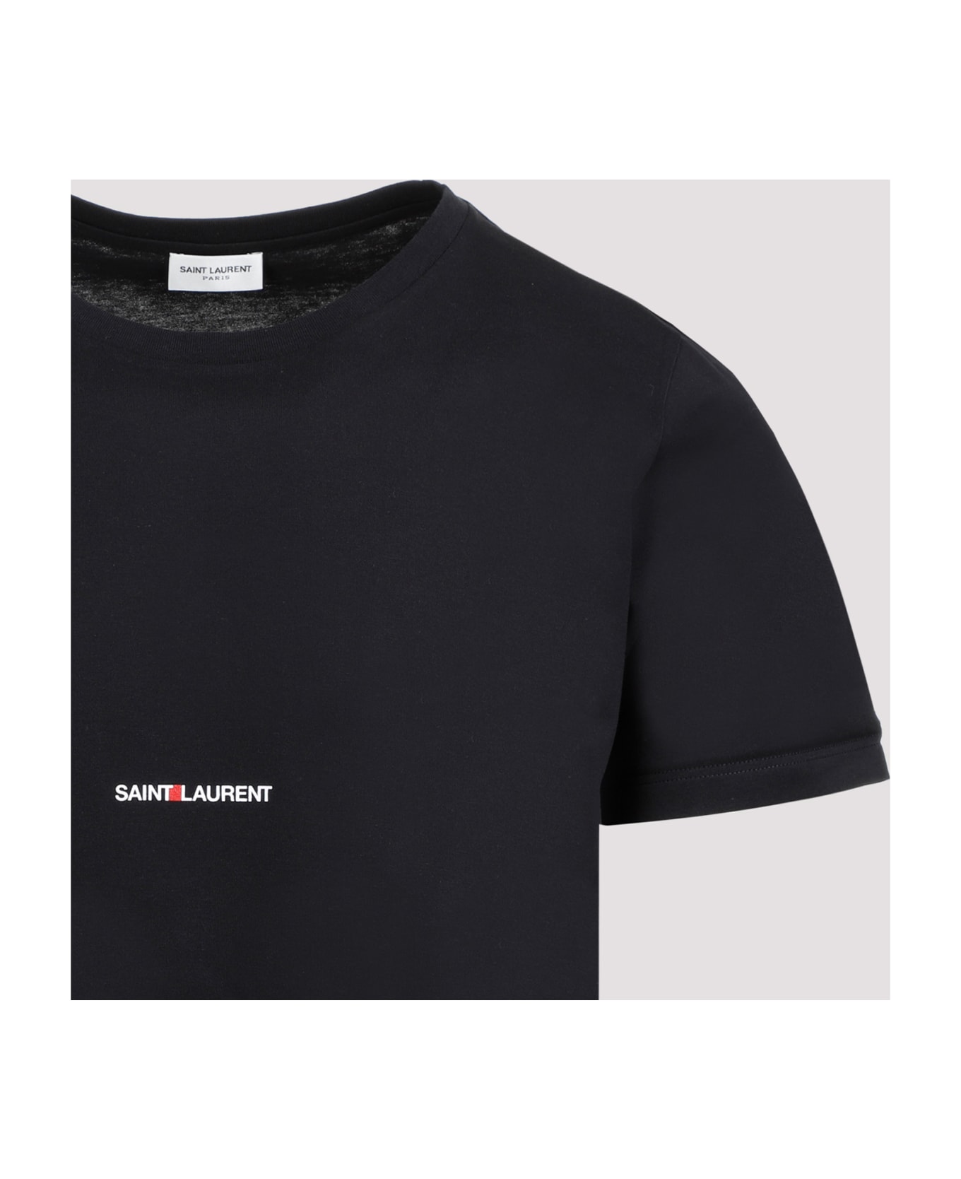 Saint Laurent Crew Neck T-shirt - Noir