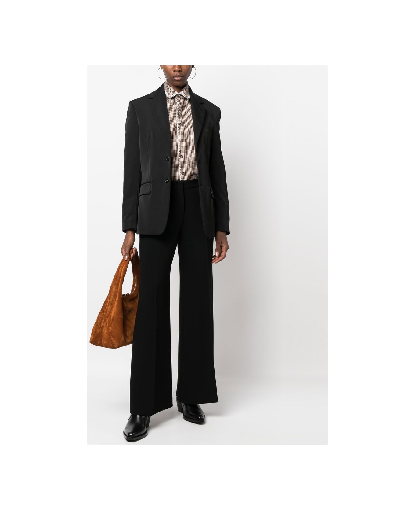 Alberto Biani Flared Trousers - Black