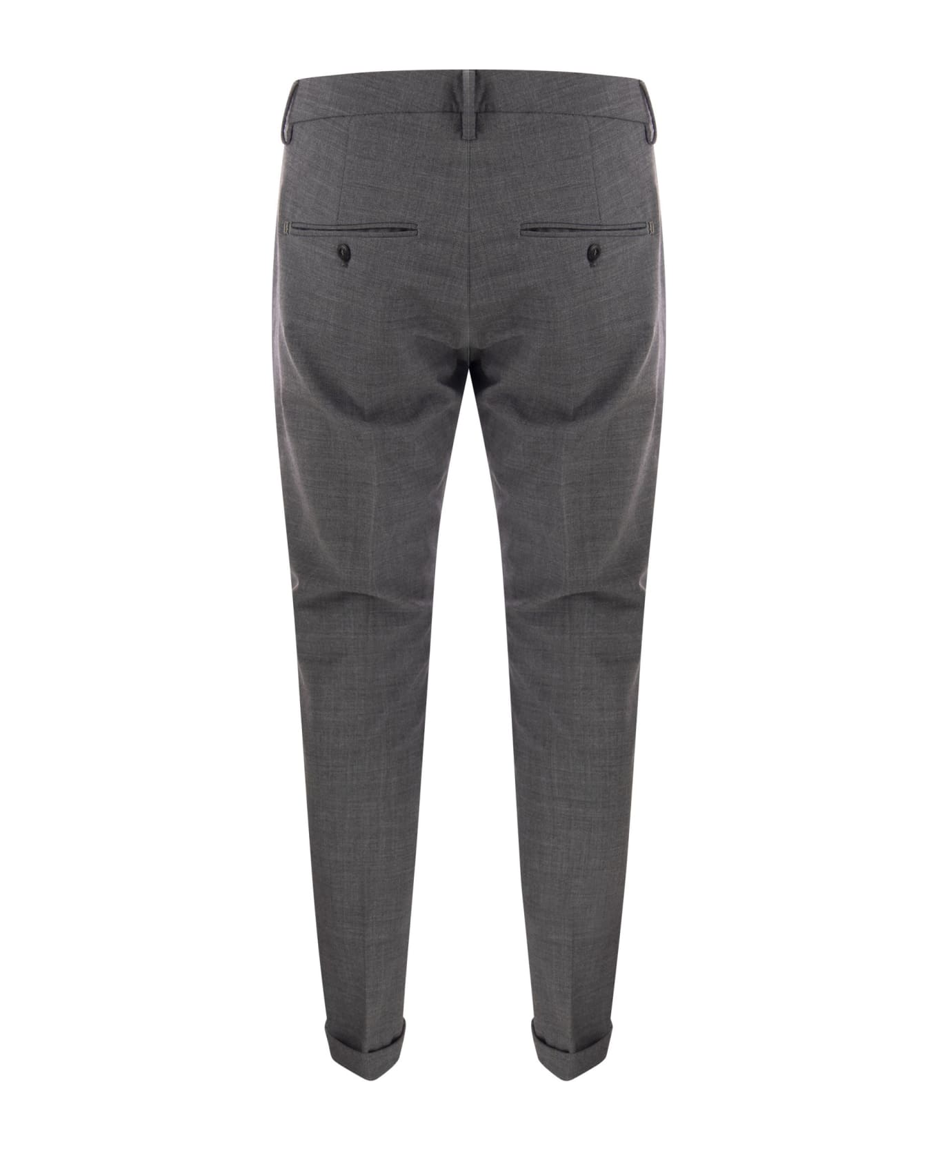 Dondup Gaubert - Wool-blend Trousers - Grey