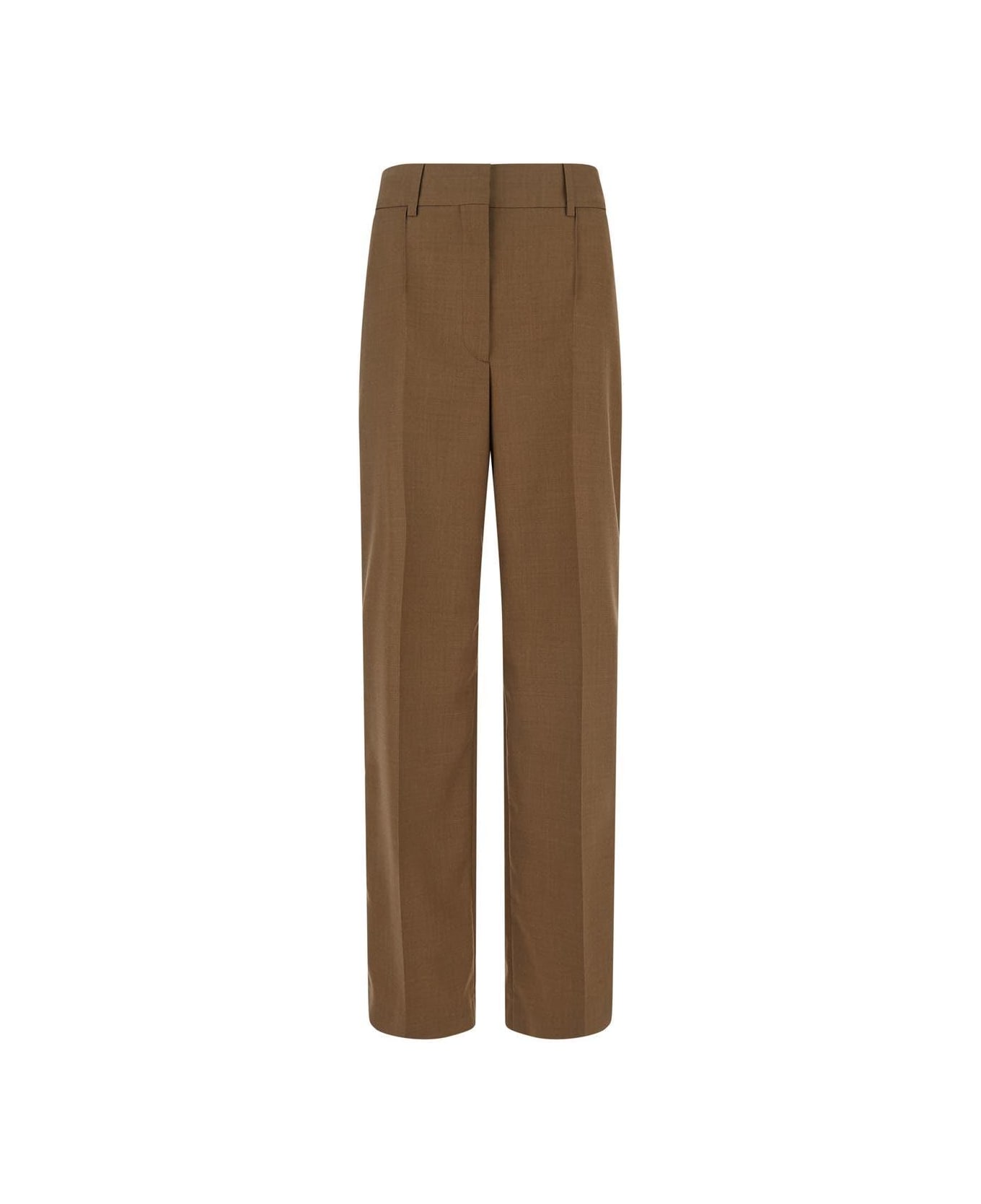 Burberry Wide-leg Trousers - BEIGE