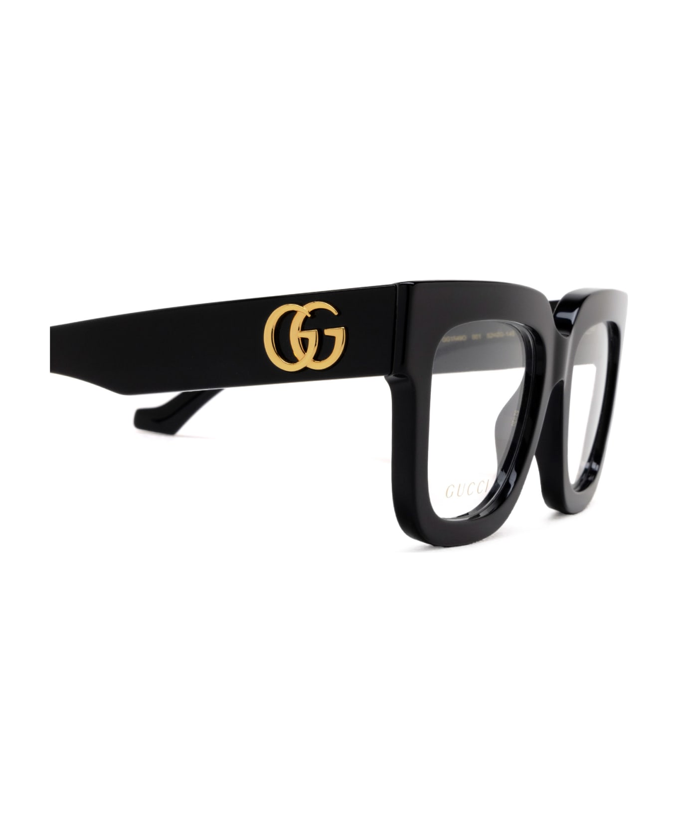 Gucci Eyewear Gg1549o Black Glasses - Black アイウェア
