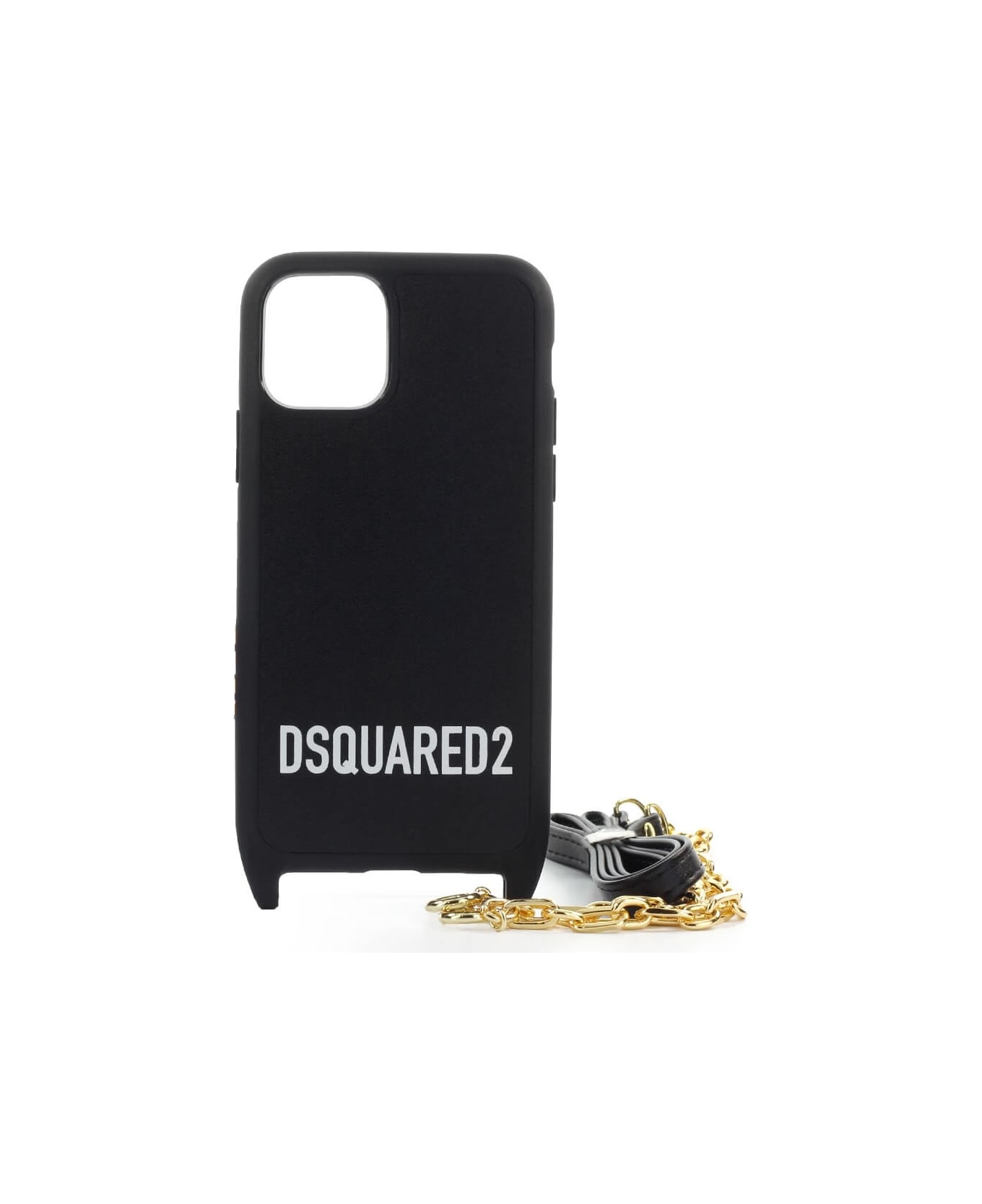 Dsquared2 Black Iphone 11 Pro Case With Logo - Nero/Bianco